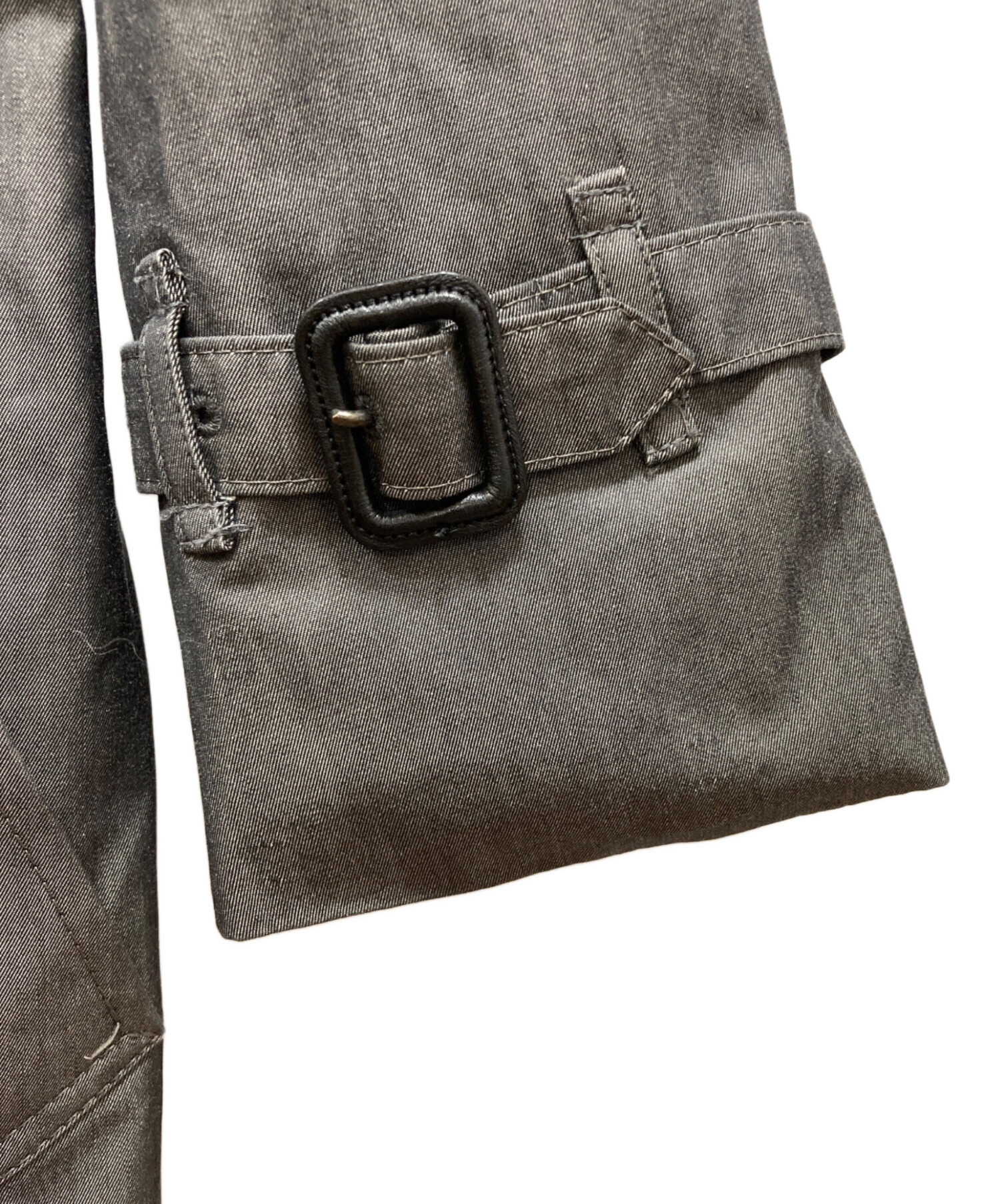 美品Burberry グレー ベルト付きジャケット org.jpg