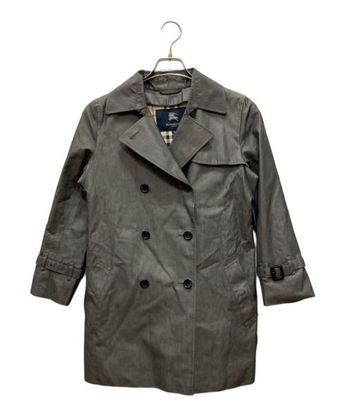BURBERRY グレー トレンチコート 40 中古・古着通販】BURBERRY (バーバリー) ウールライナー付トレンチ