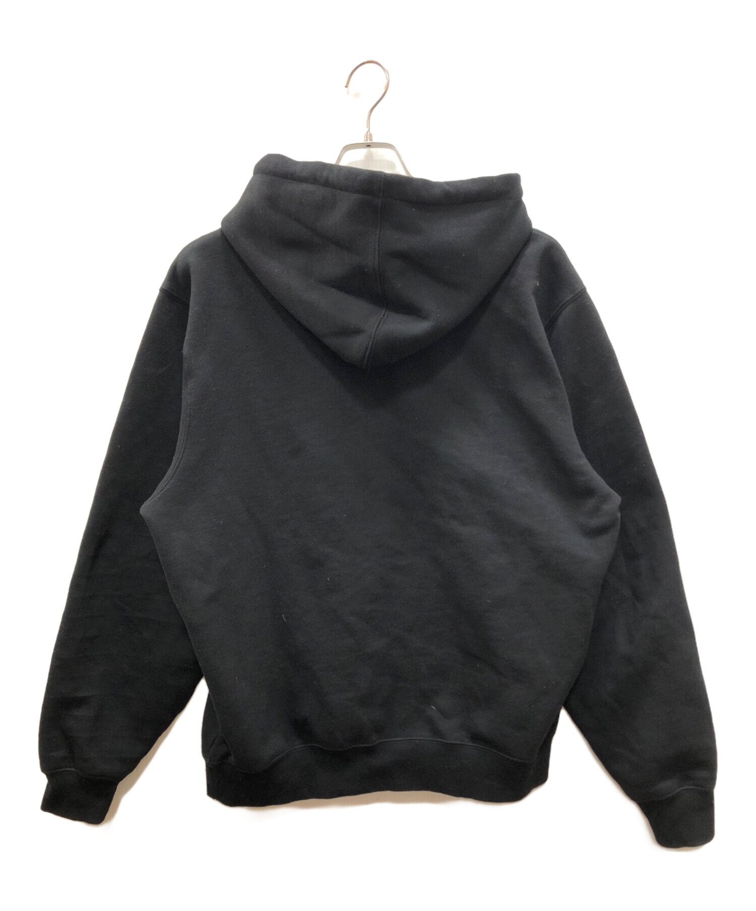 中古・古着通販】stussy (ステューシー) パイルロゴパーカー ブラック 