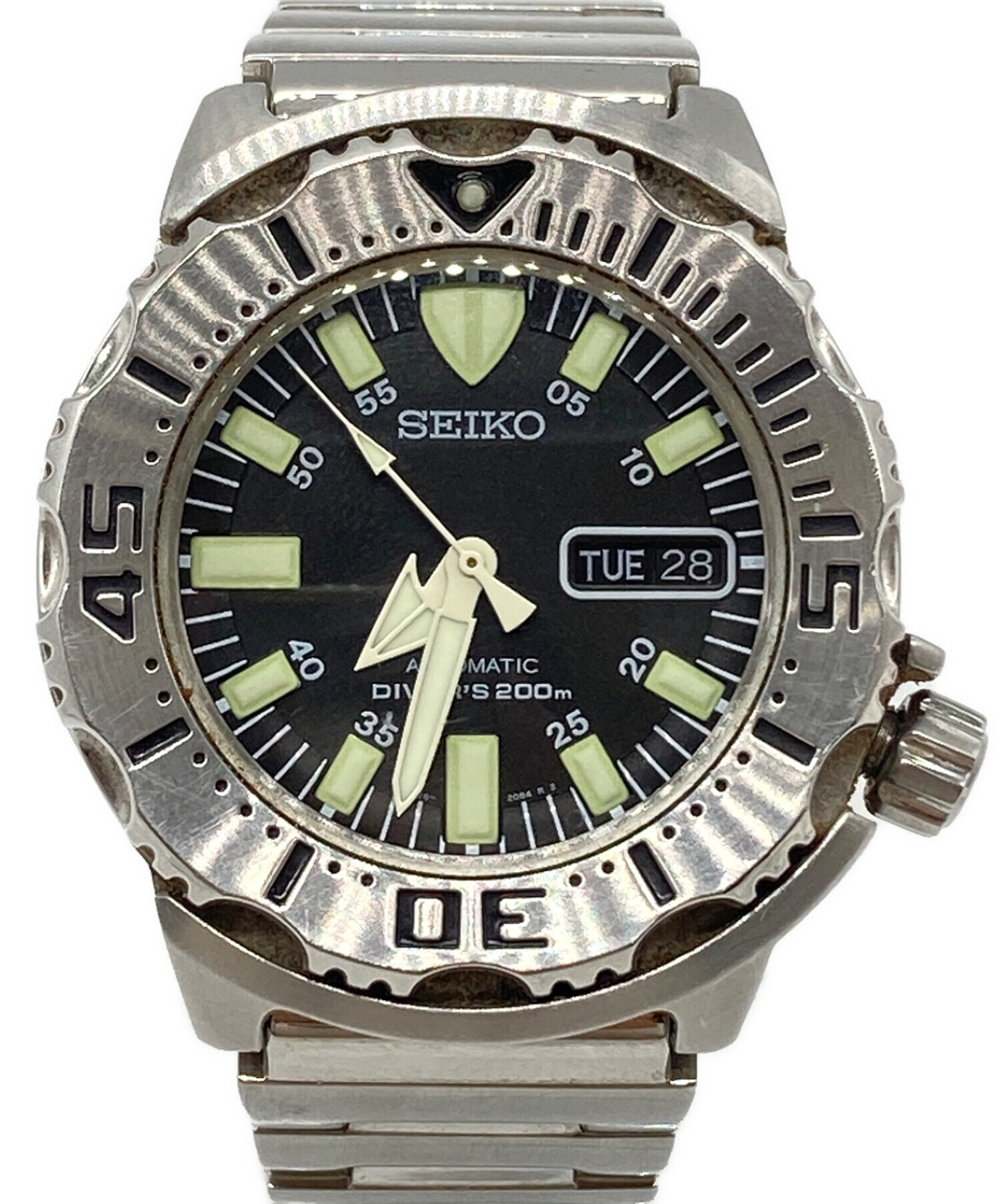 中古・古着通販】SEIKO (セイコー) ダイバーズウォッチ ブラック