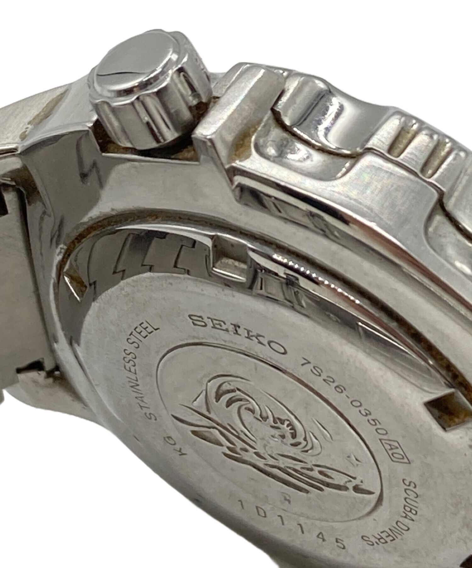中古・古着通販】SEIKO (セイコー) ダイバーズウォッチ ブラック