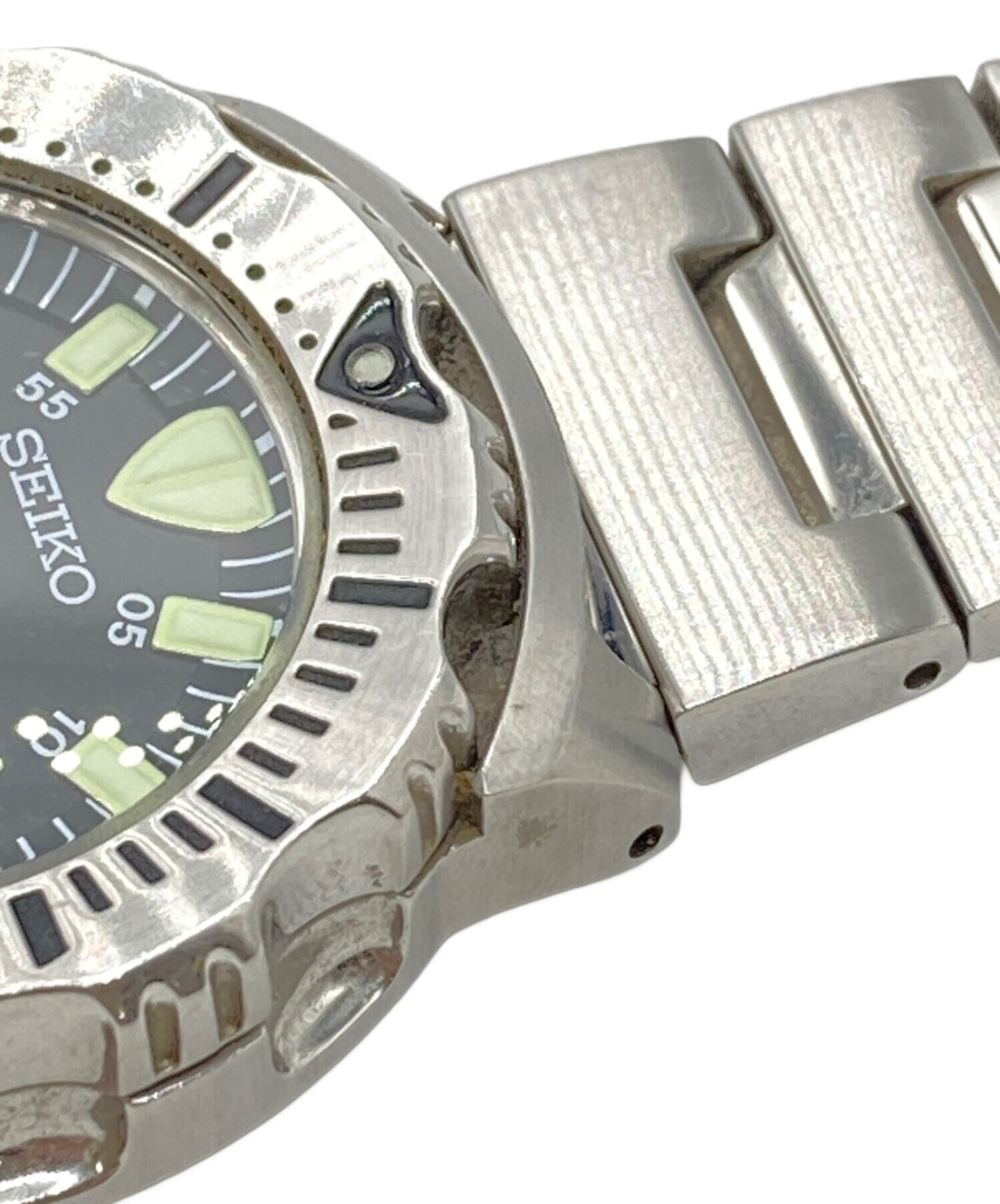 中古・古着通販】SEIKO (セイコー) ダイバーズウォッチ ブラック 