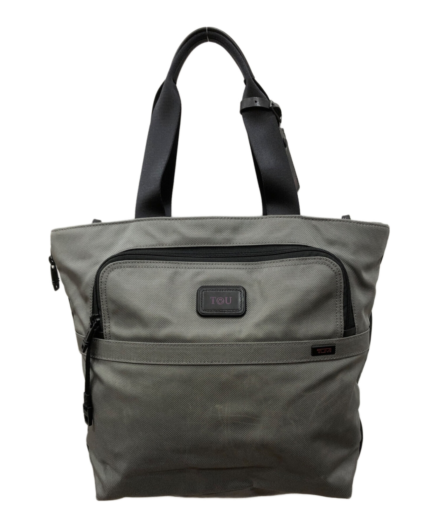 TUMI トゥミ ビジネスバッグ トート グレー ナイロン製 美品 中古・古着通販】TUMI (トゥミ) ナイロントートバッグ グレー