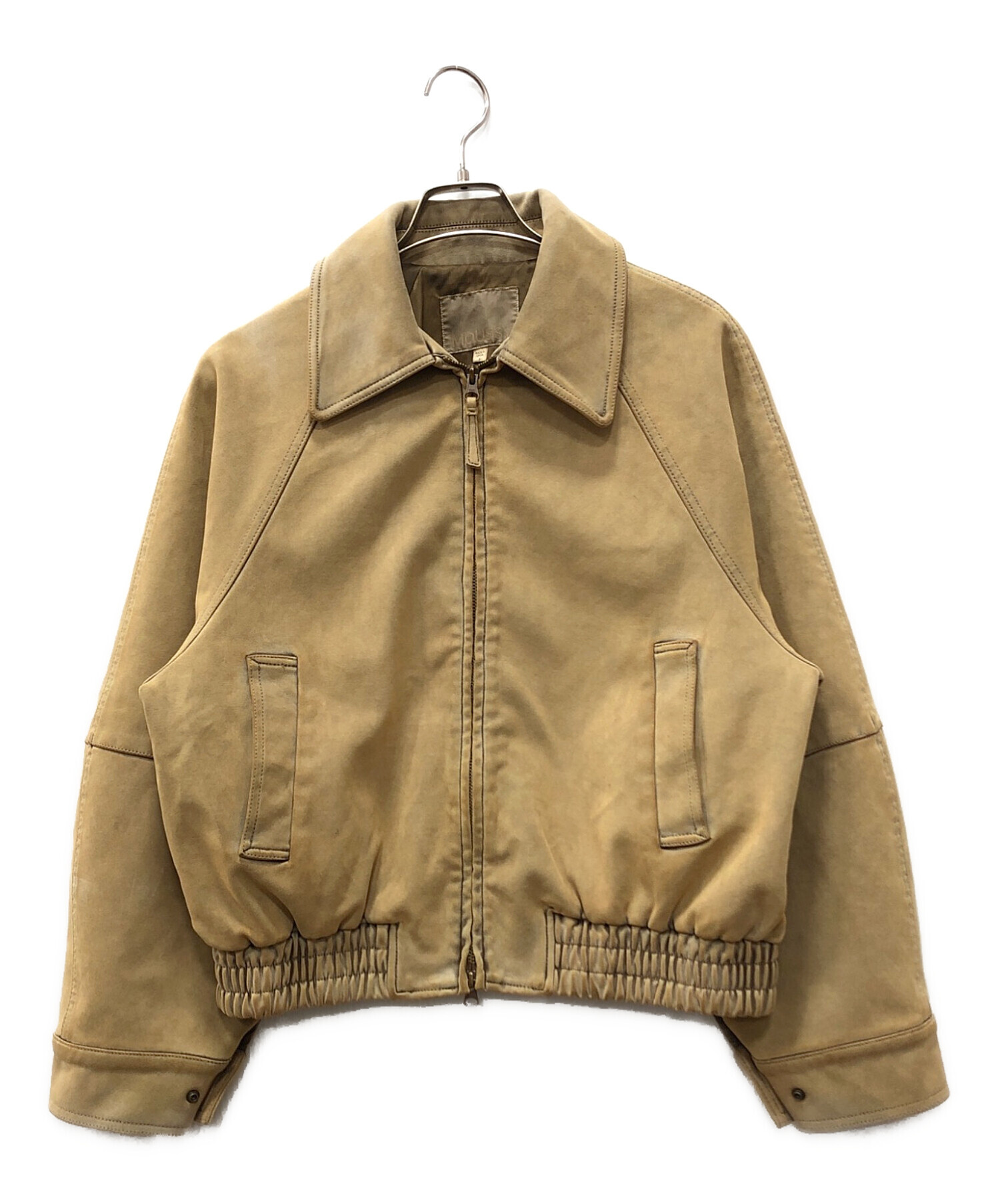 中古・古着通販】moussy (マウジー) F/SUEDE GATHER ブルゾン ブラウン