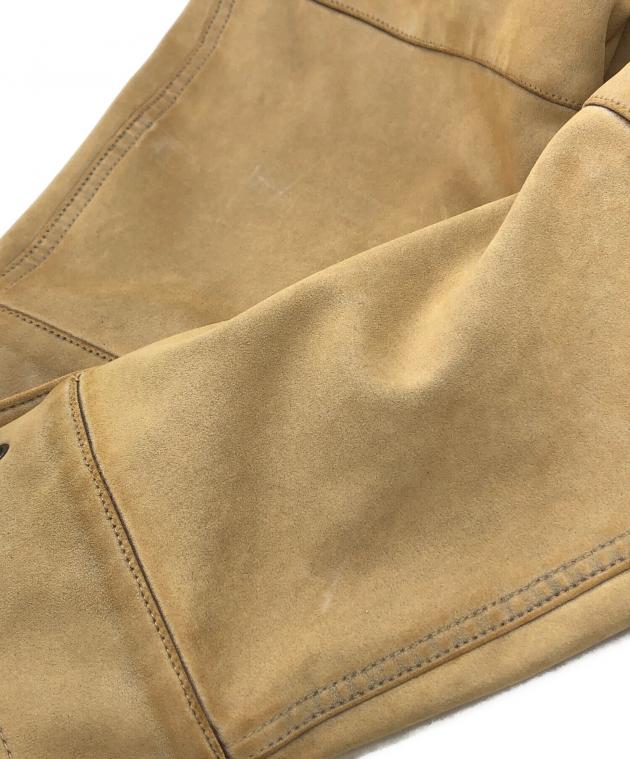 中古・古着通販】moussy (マウジー) F/SUEDE GATHER ブルゾン ブラウン