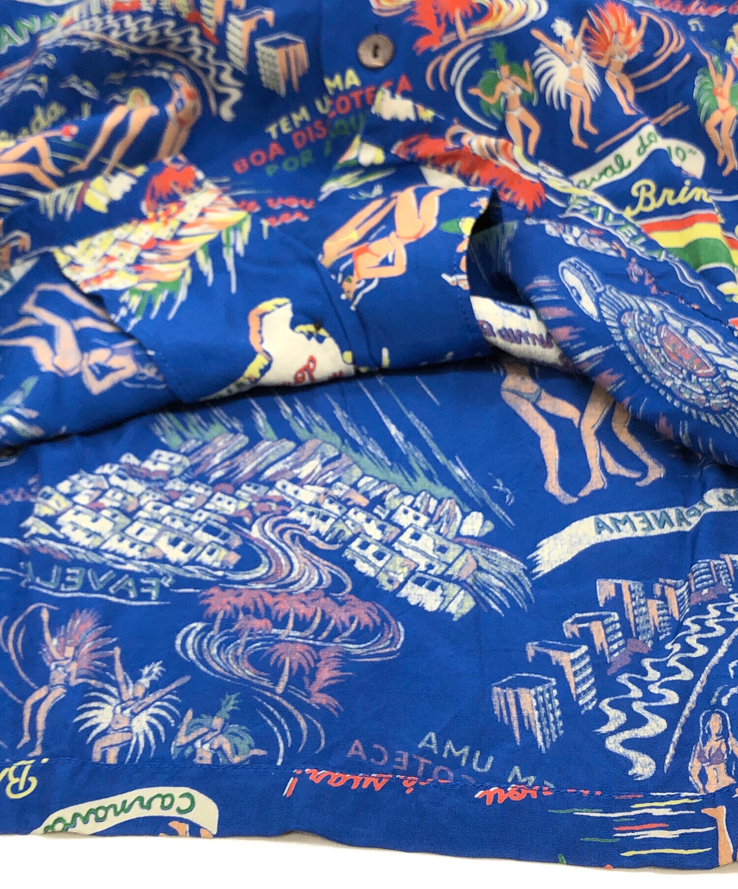 中古・古着通販】WACKO MARIA (ワコマリア) 半袖アロハシャツ ブルー