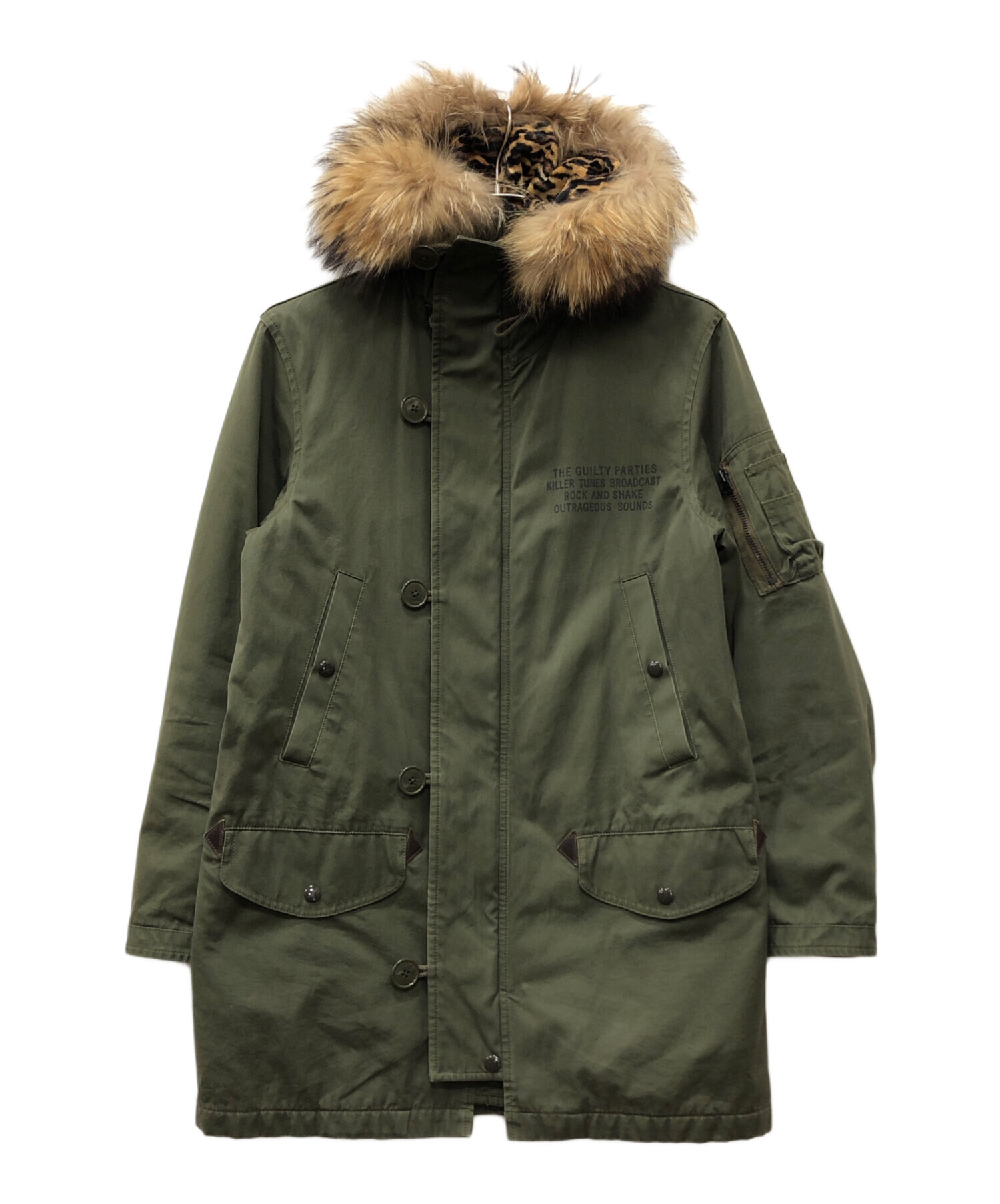 ワコマリア モッズコート レオパード ボア L コヨーテファー ワコマリア モッズコート レオパード ボア L コヨーテファー 【公式通販】