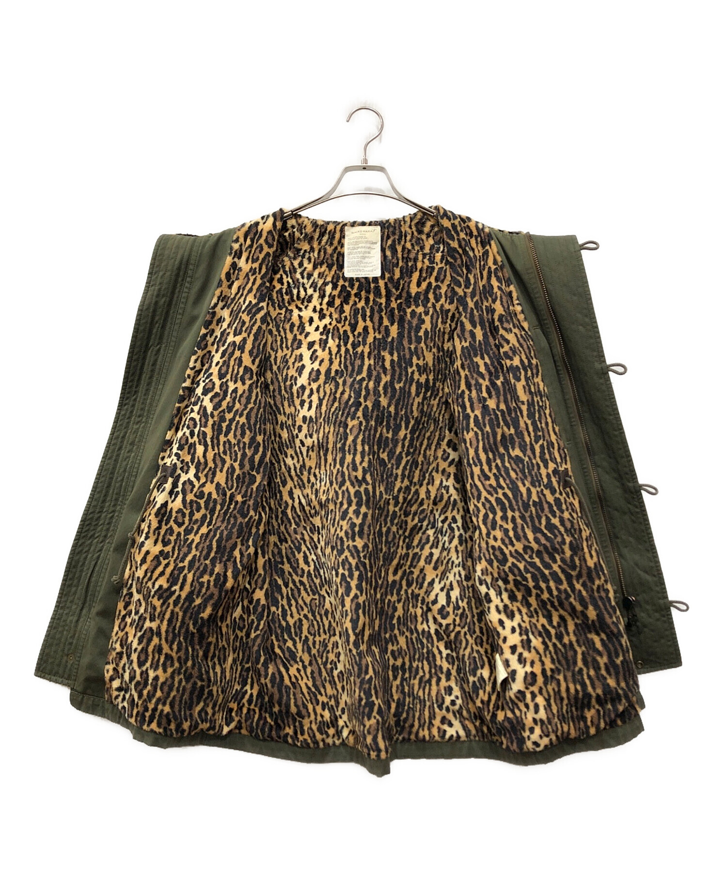 中古・古着通販】WACKO MARIA (ワコマリア) レオパードモッズコート