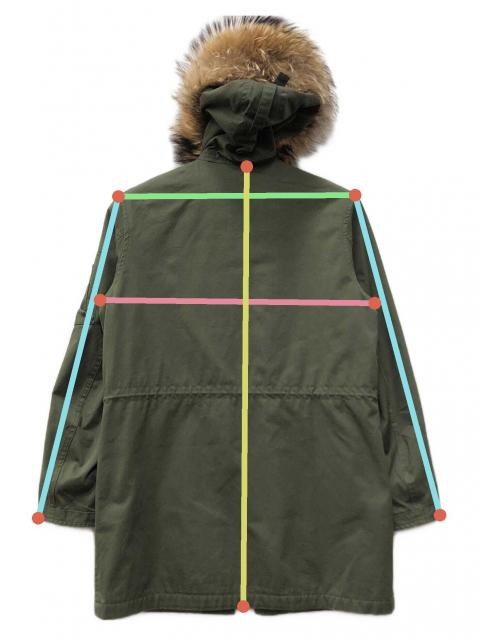 WACKO MARIA ラクーンファー レオパード　モッズコート★おまけ付き 中古・古着通販】WACKO MARIA (ワコマリア) レオパードモッズコート