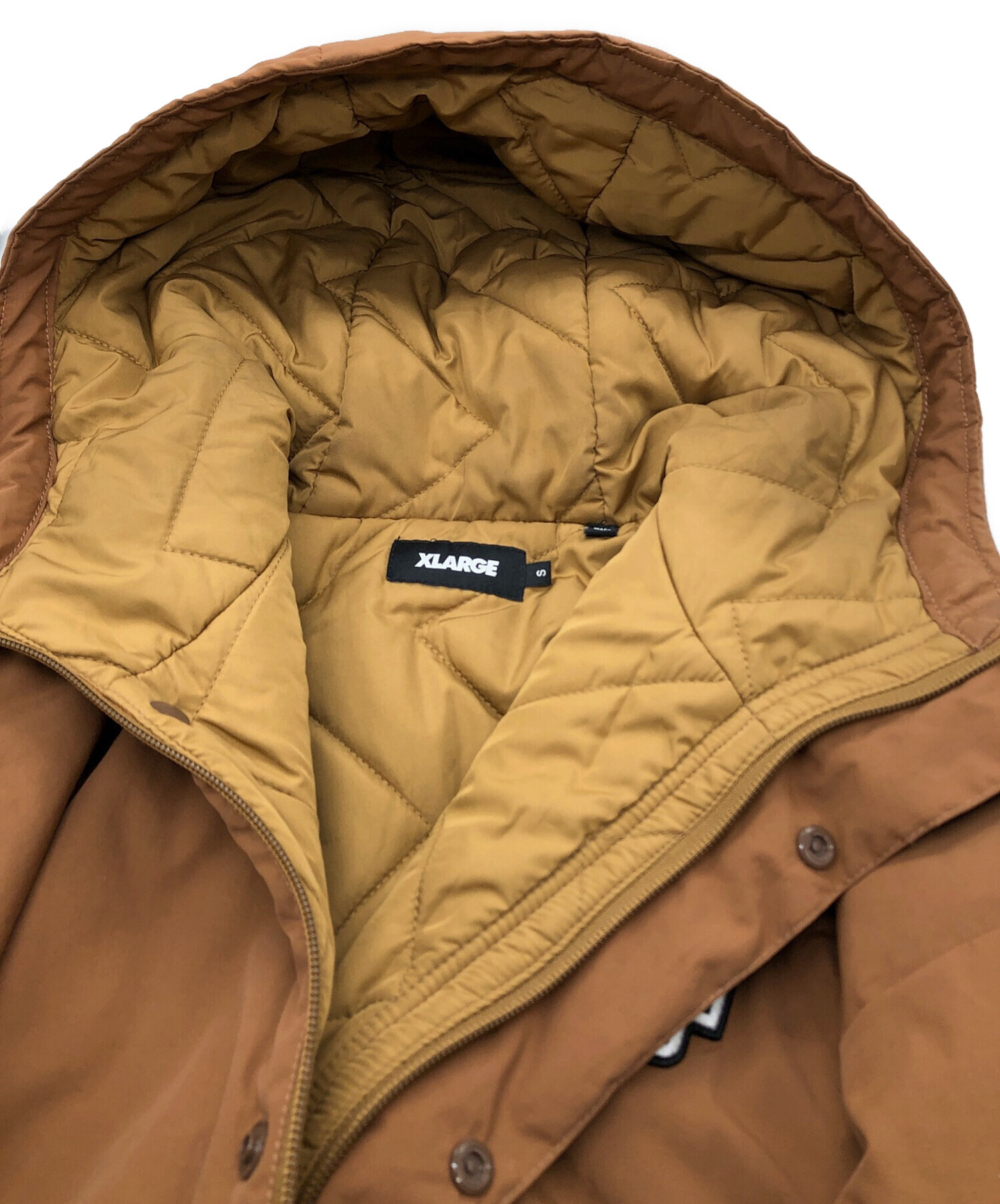 中古・古着通販】X-LARGE (エクストララージ) 中綿ジャケット ブラウン