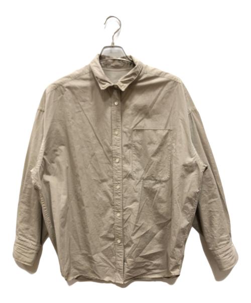 中古・古着通販】BRILL (ブリル) セイヒンゾメオーバーシャツ ベージュ