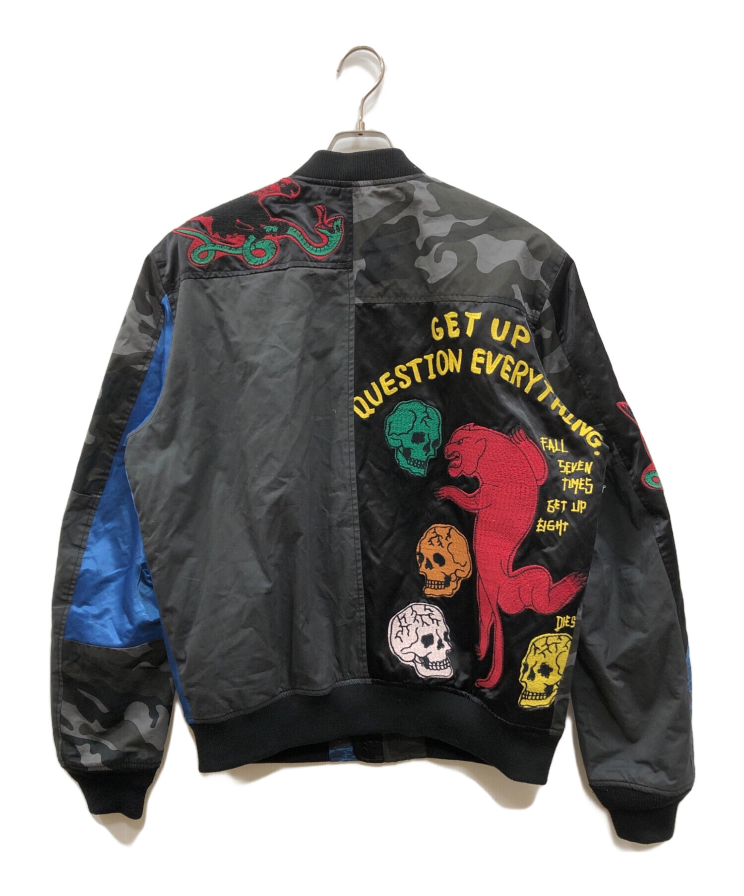 中古・古着通販】DIESEL (ディーゼル) 切替ボンバージャケット