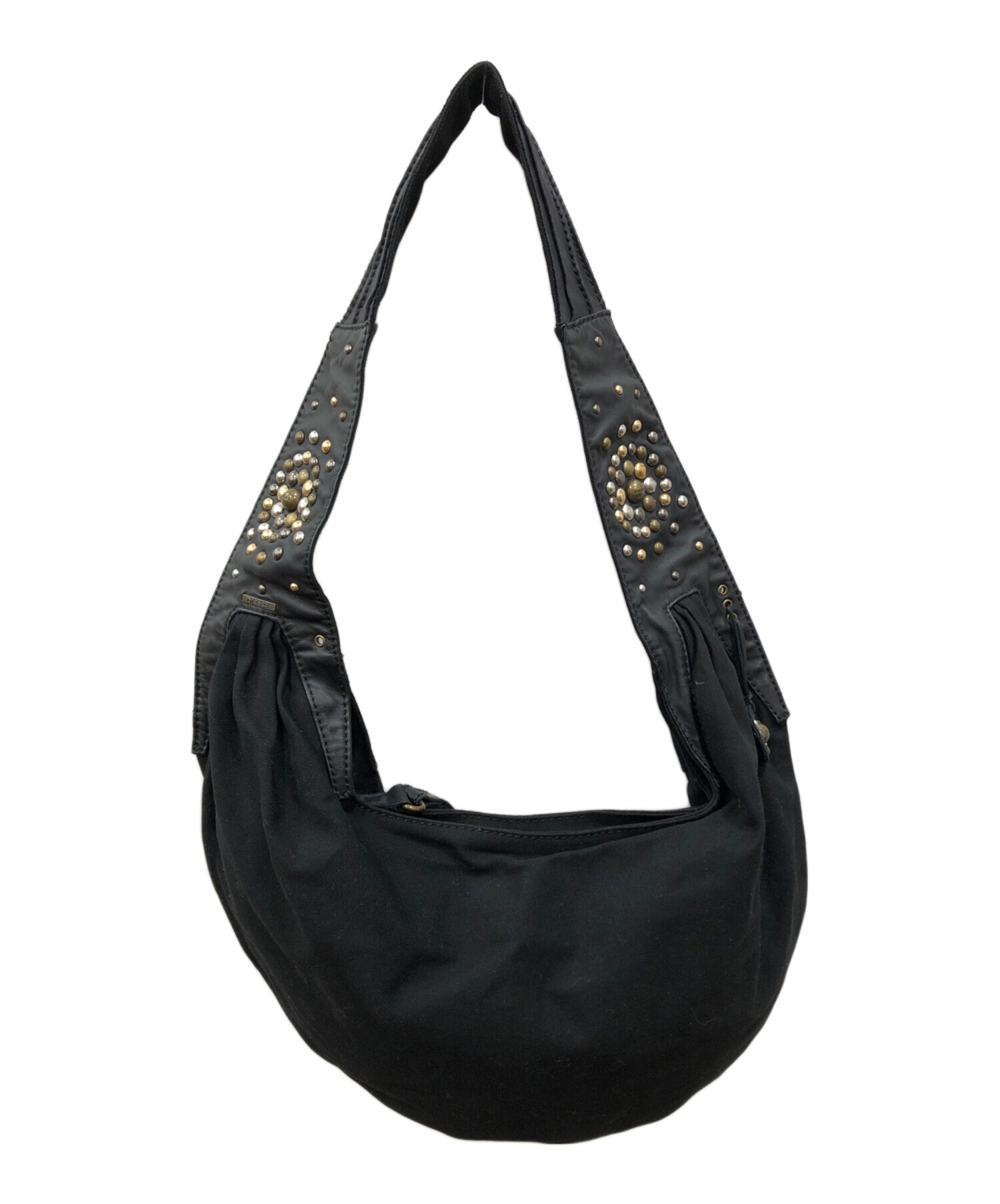 中古・古着通販】DIESEL (ディーゼル) スタッズバナナショルダーバッグ