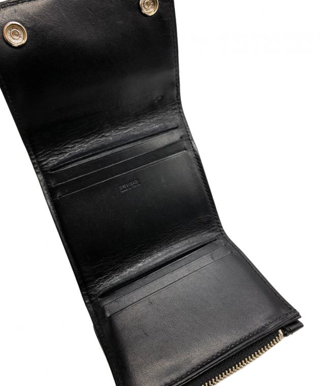 中古・古着通販】WACKO MARIA (ワコマリア) 3つ折り財布 ブラック