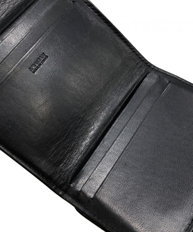 中古・古着通販】WACKO MARIA (ワコマリア) 3つ折り財布 ブラック
