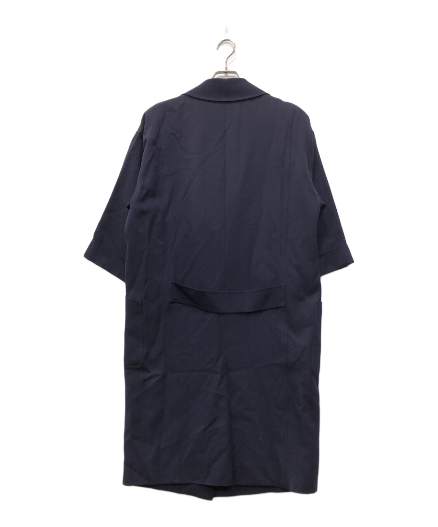✨ヤシロ✨【Chloe/クロエ】近年モデル テーラードジャケット 中古・古着通販】Chloe (クロエ) テーラードウールコート ネイビー