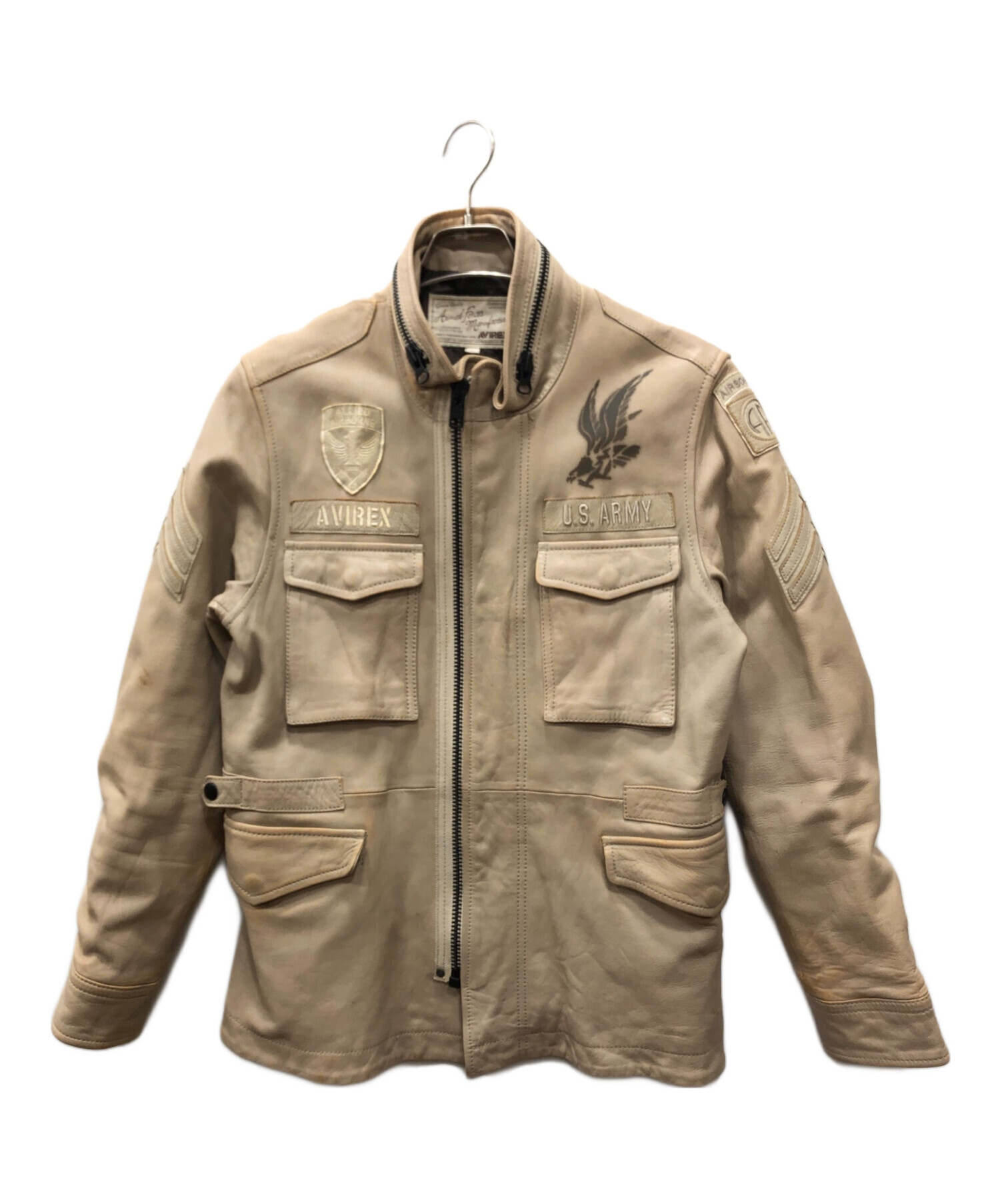 中古・古着通販】AVIREX (アヴィレックス) M-65 レザージャケット