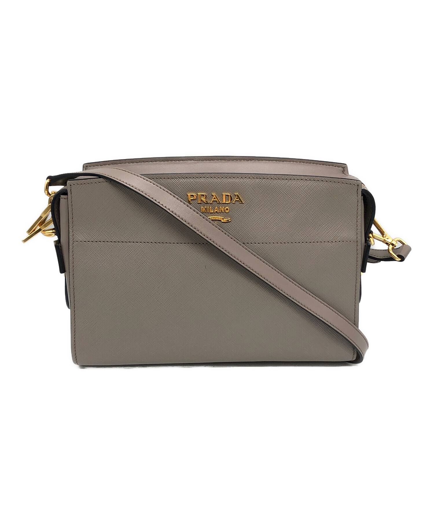 中古・古着通販】PRADA (プラダ) サフィアーノショルダーソフトシー
