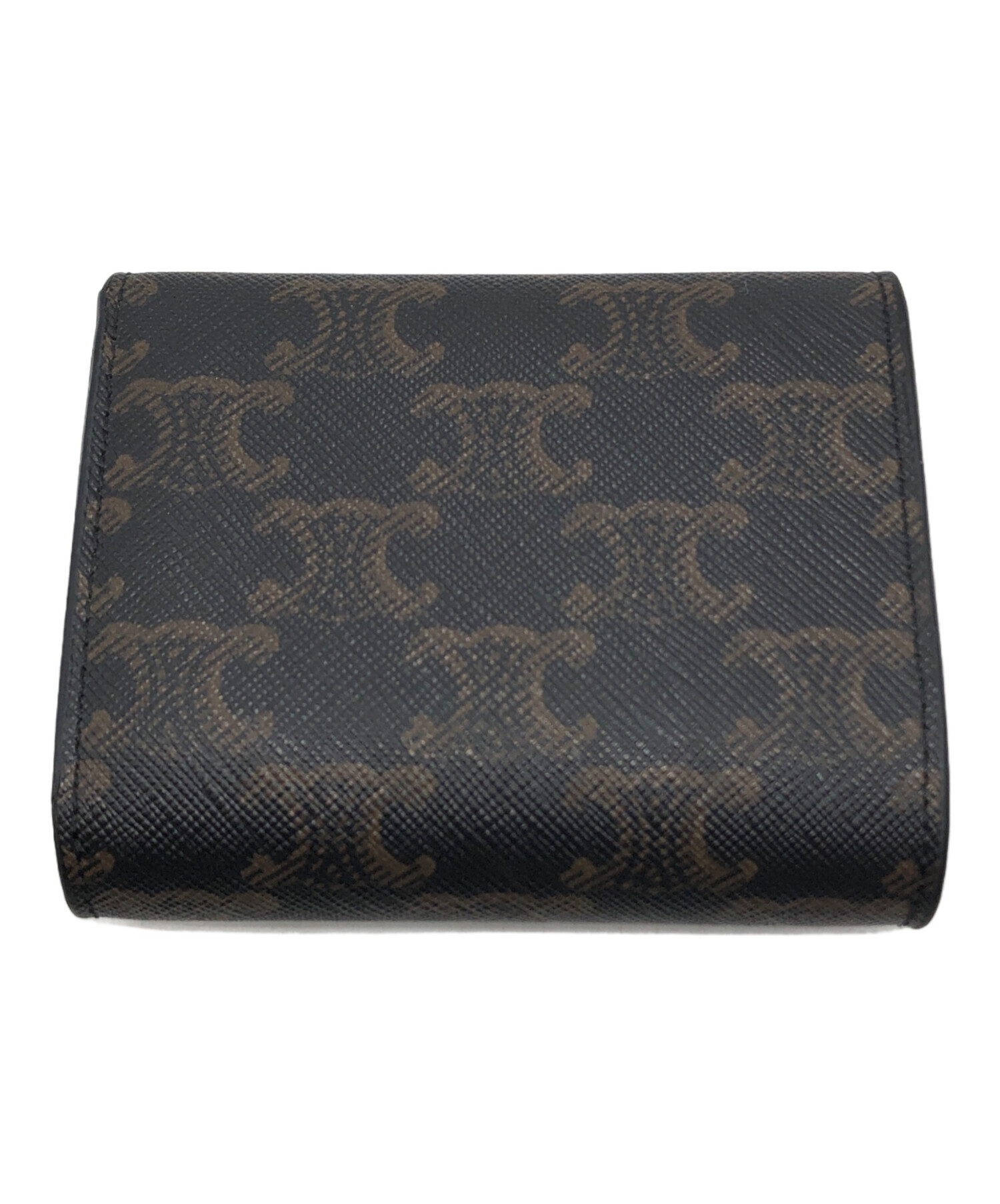 中古・古着通販】CELINE (セリーヌ) マカダムトリオンフ3つ折り財布