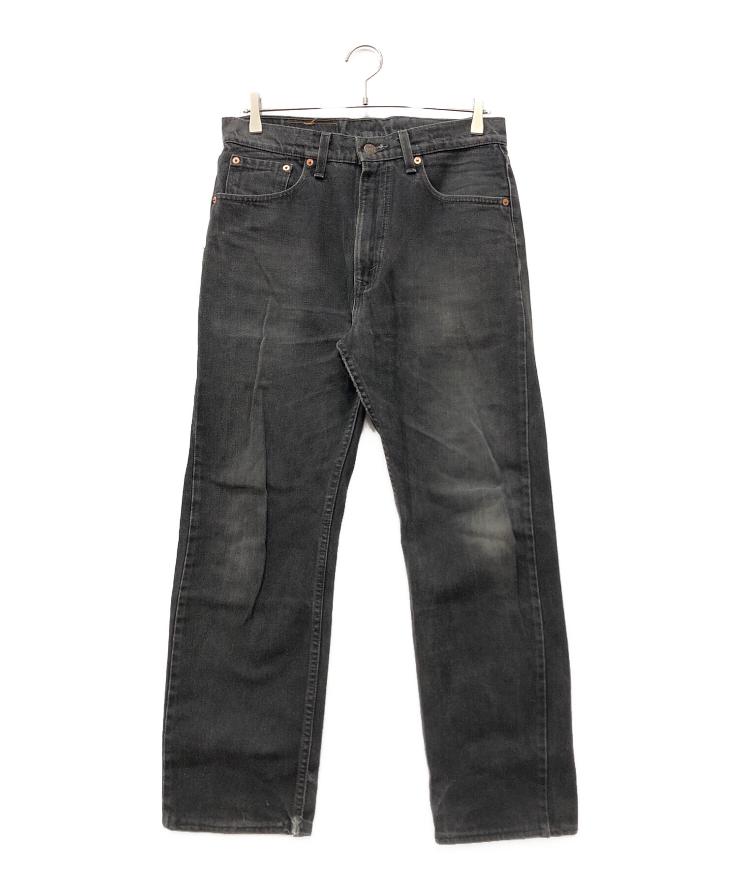 中古・古着通販】LEVI'S (リーバイス) 505後染めブラックデニム