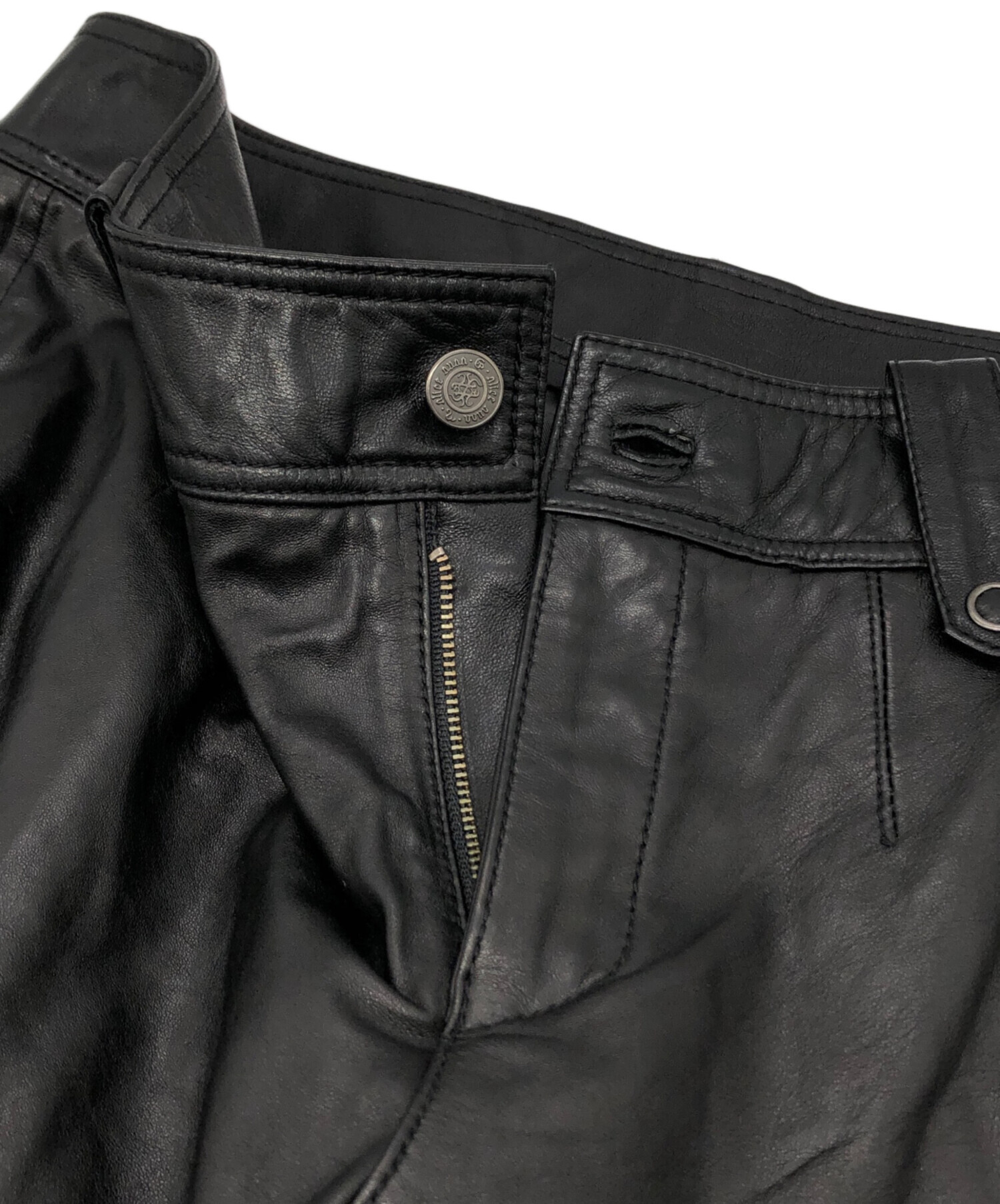 中古・古着通販】ALICE AUAA (アリスアウアア) シープレザーハーフ