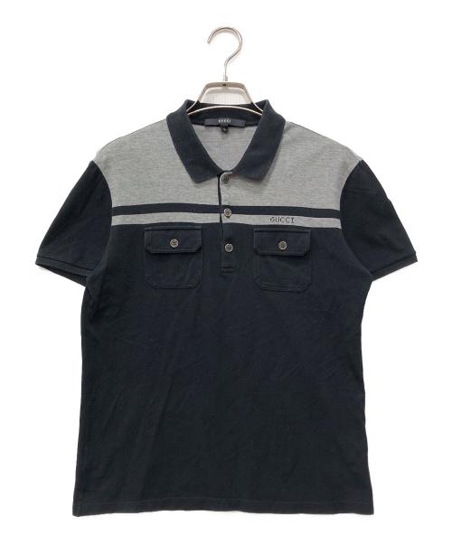 中古・古着通販】GUCCI (グッチ) ポロシャツ ブラック サイズ:S
