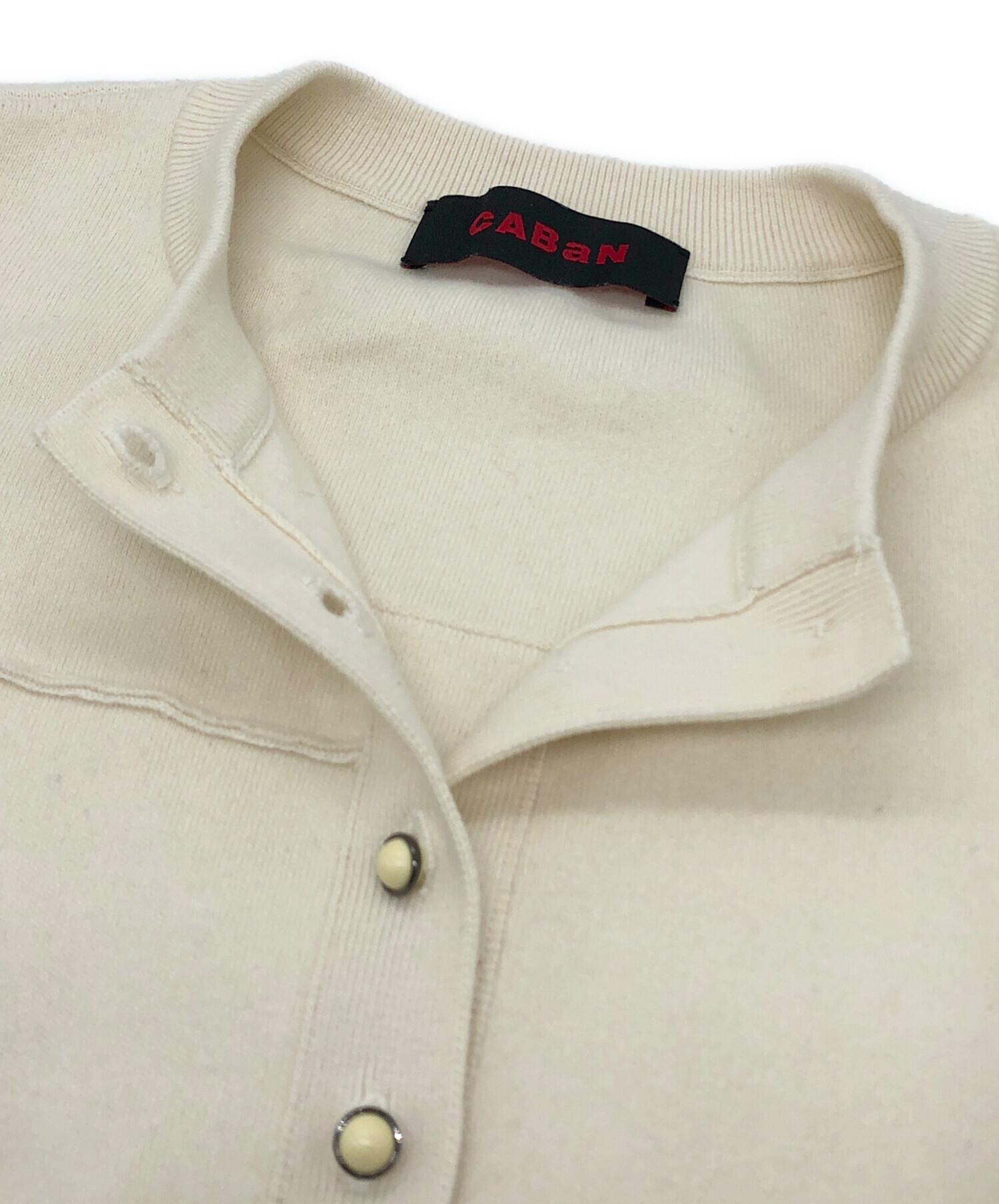 中古・古着通販】CABaN (キャバン) コットンカシミヤ クルーネック