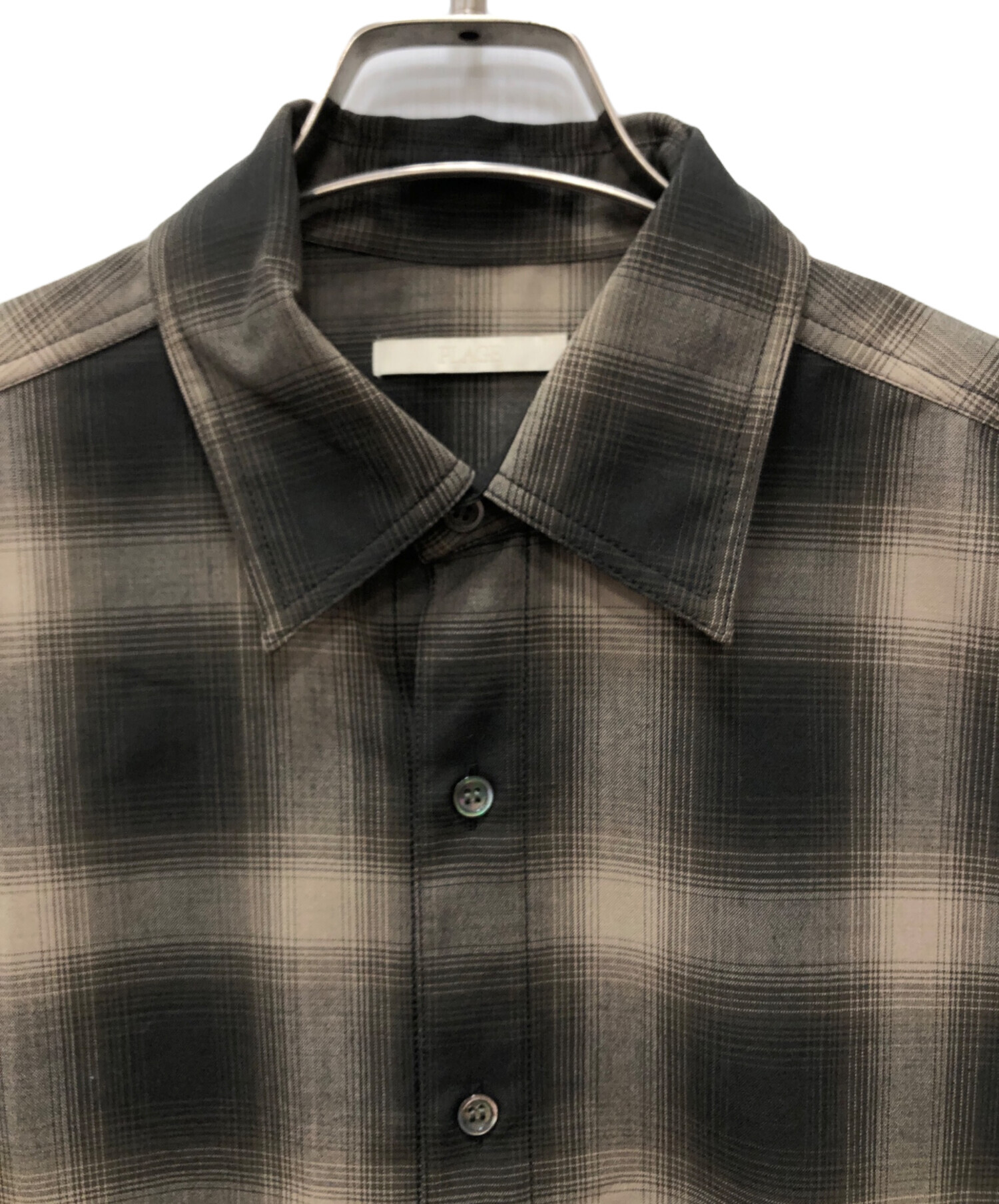 plage Check Pattern シャツ