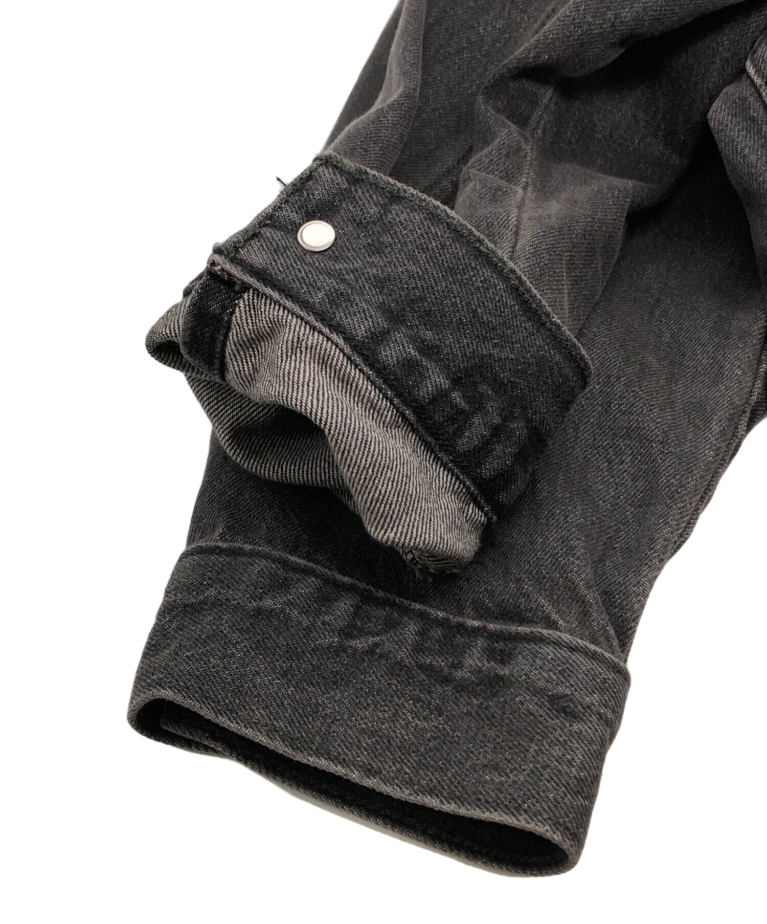 中古・古着通販】LEVI'S (リーバイス) デニムジャケット グレー サイズ