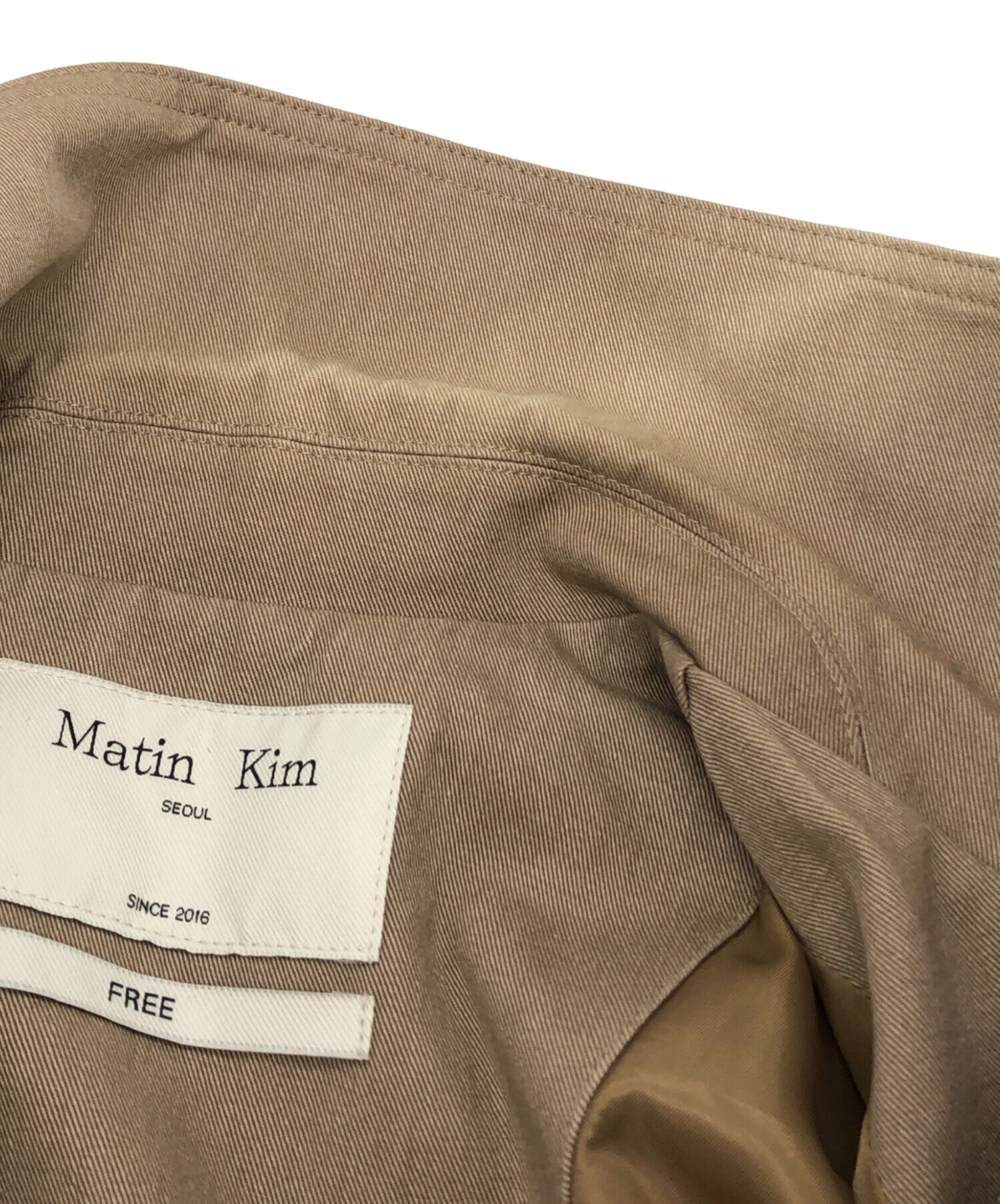 中古・古着通販】Matin Kim (マーティン・キム) コットンダブルジップ