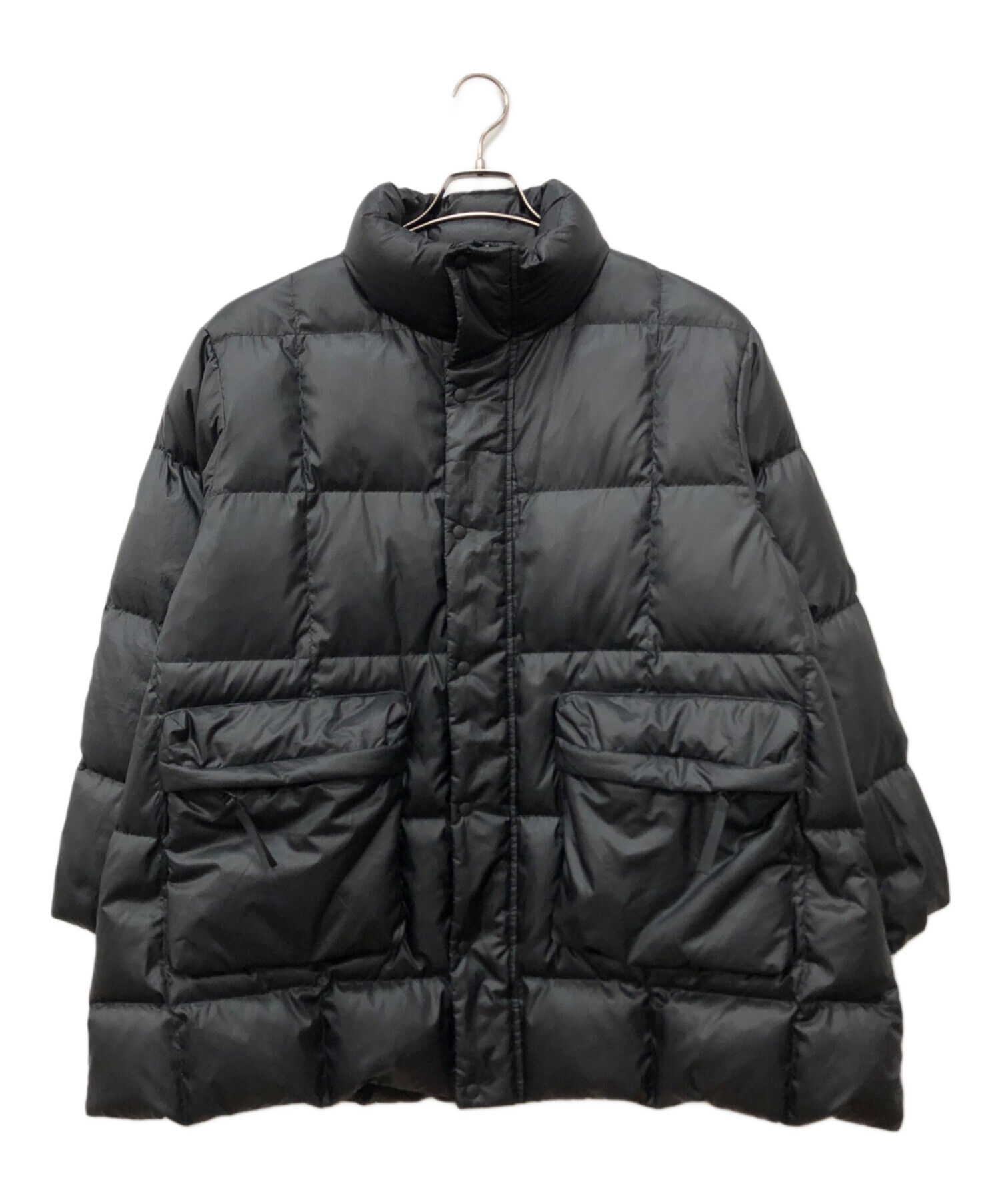 古着 中綿ジャケット Champion（チャンピオン） 中綿ジャケット M ブラック メンズ 古着