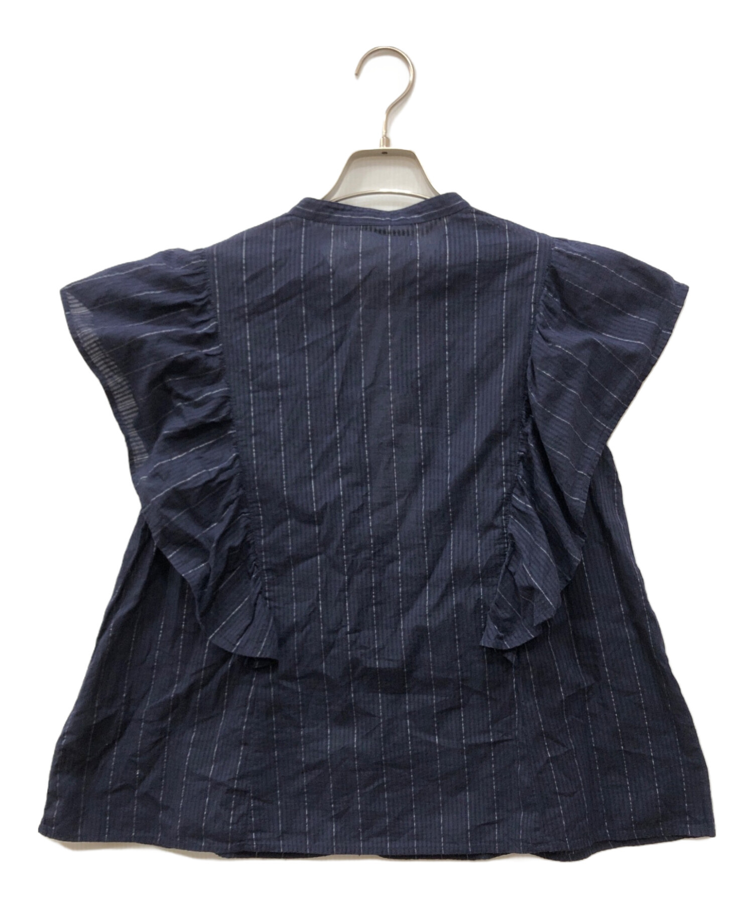 中古・古着通販】ne quittez pas (ヌキテパ) Cotton Lurex Stripe Lace