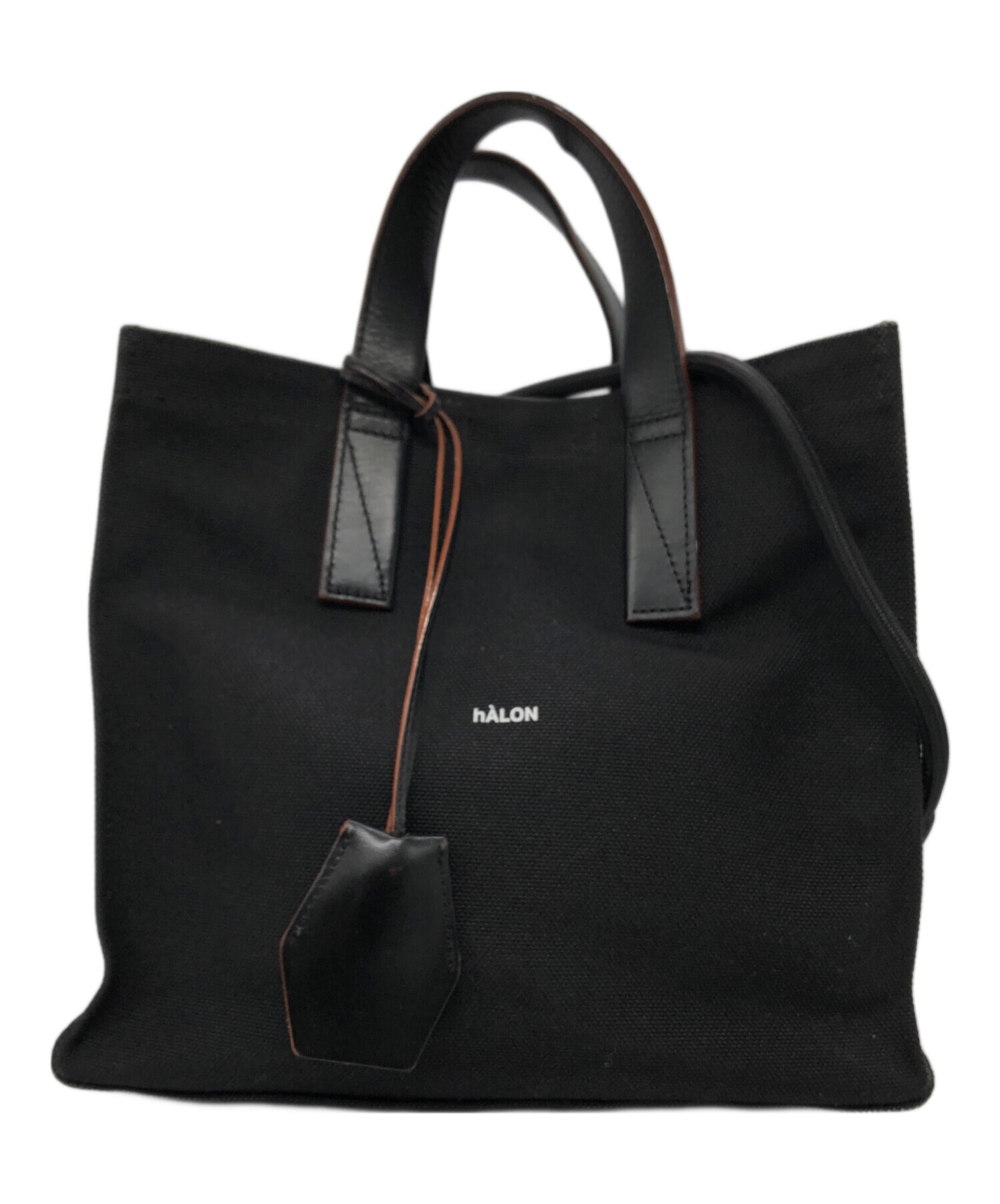 中古・古着通販】hALON (アーロン) HOLIDAY MINI TOTE ブラック 