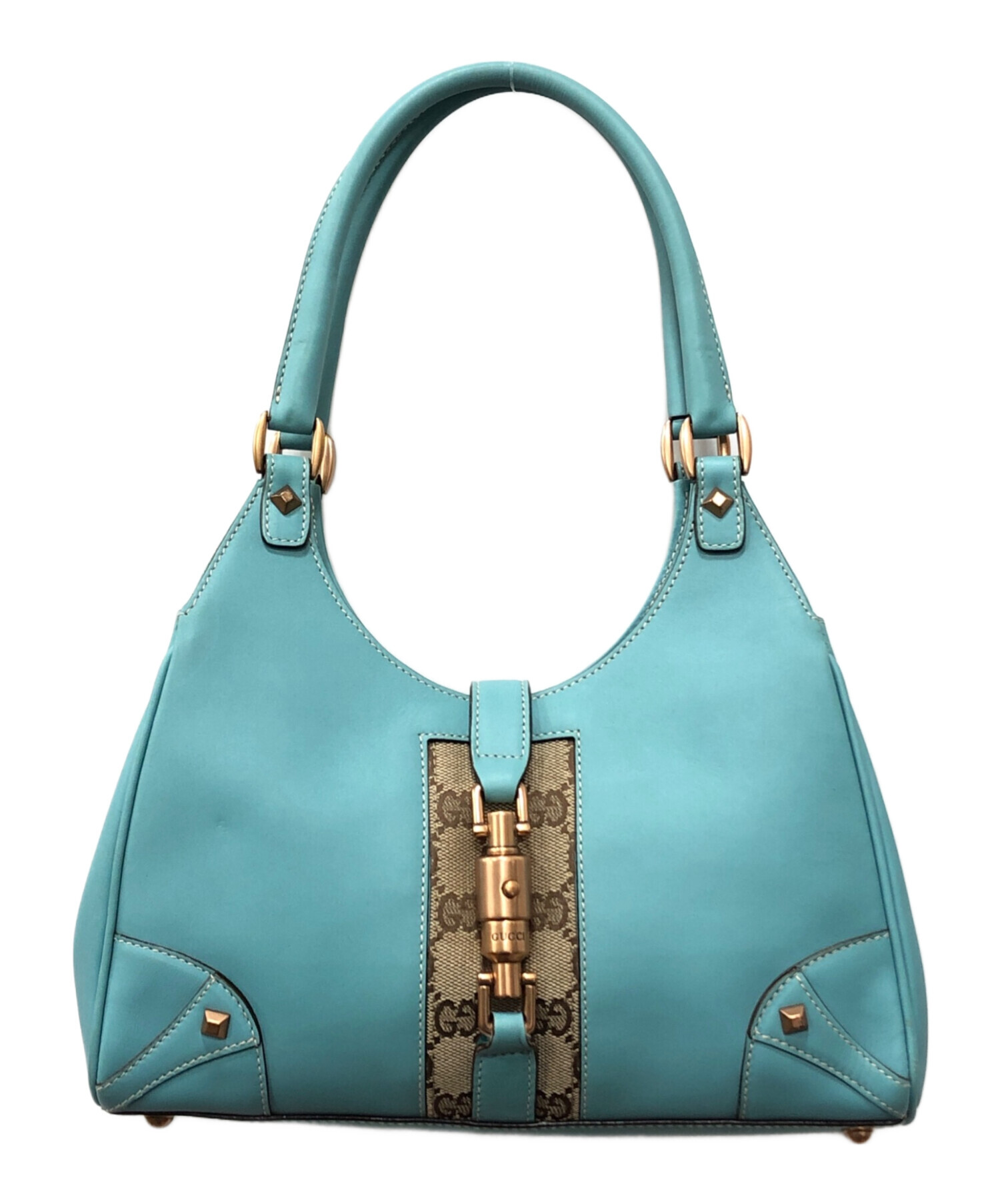 中古・古着通販】GUCCI (グッチ) ニュージャッキーレザーGGキャンバス