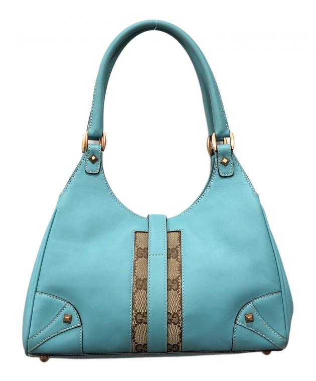 中古・古着通販】GUCCI (グッチ) ニュージャッキーレザーGGキャンバス