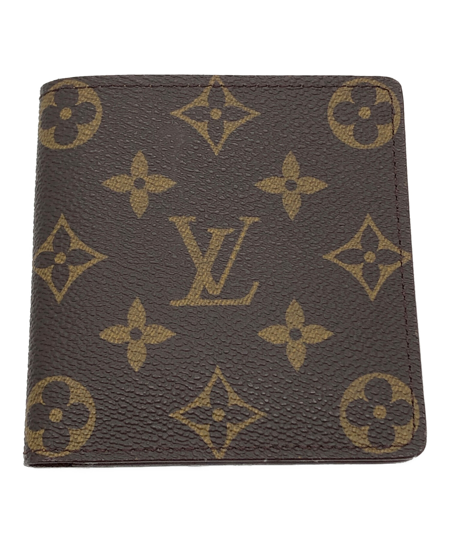 中古・古着通販】LOUIS VUITTON (ルイ ヴィトン) 2つ折り財布 ブラウン 