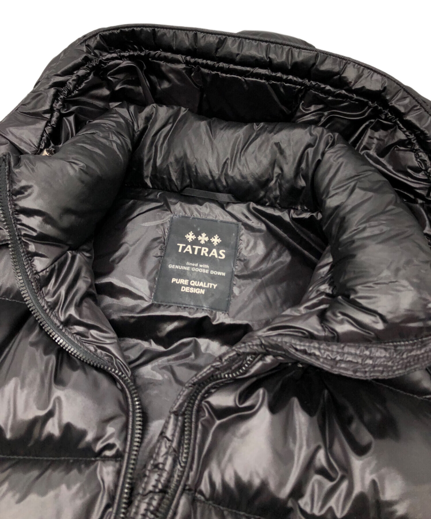 中古・古着通販】TATRAS (タトラス) ダウンベスト ブラック サイズ:03