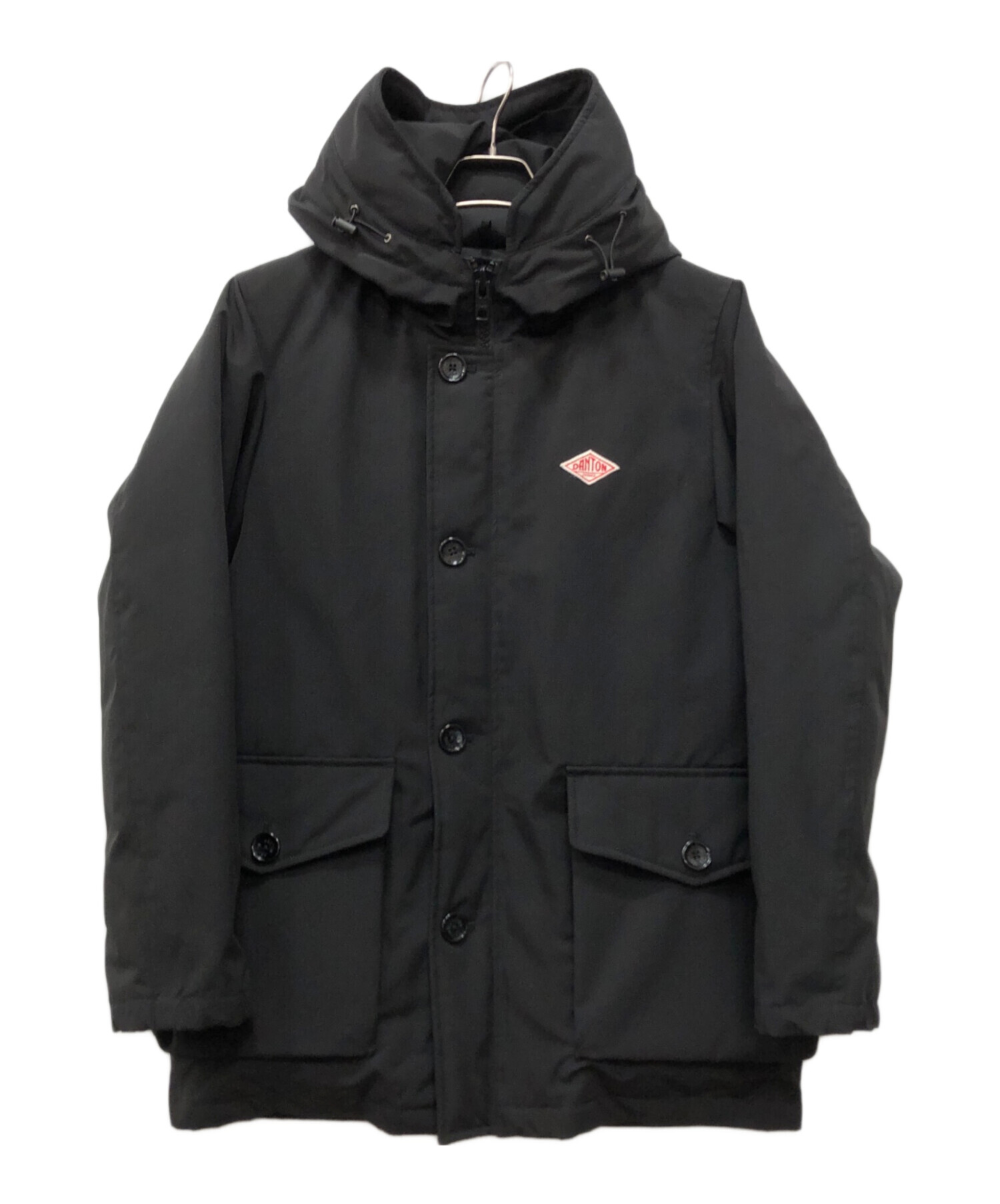 中古・古着通販】DANTON (ダントン) HOODED DOWN JACKET ブラック 