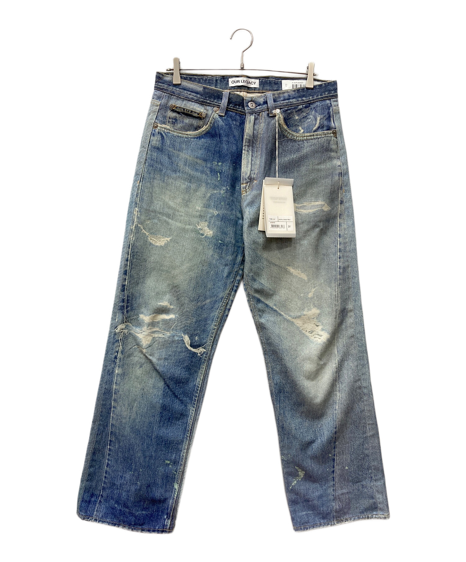 中古・古着通販】OUR LEGACY (アワーレガシー) THIRD CUT DENIM ブルー 