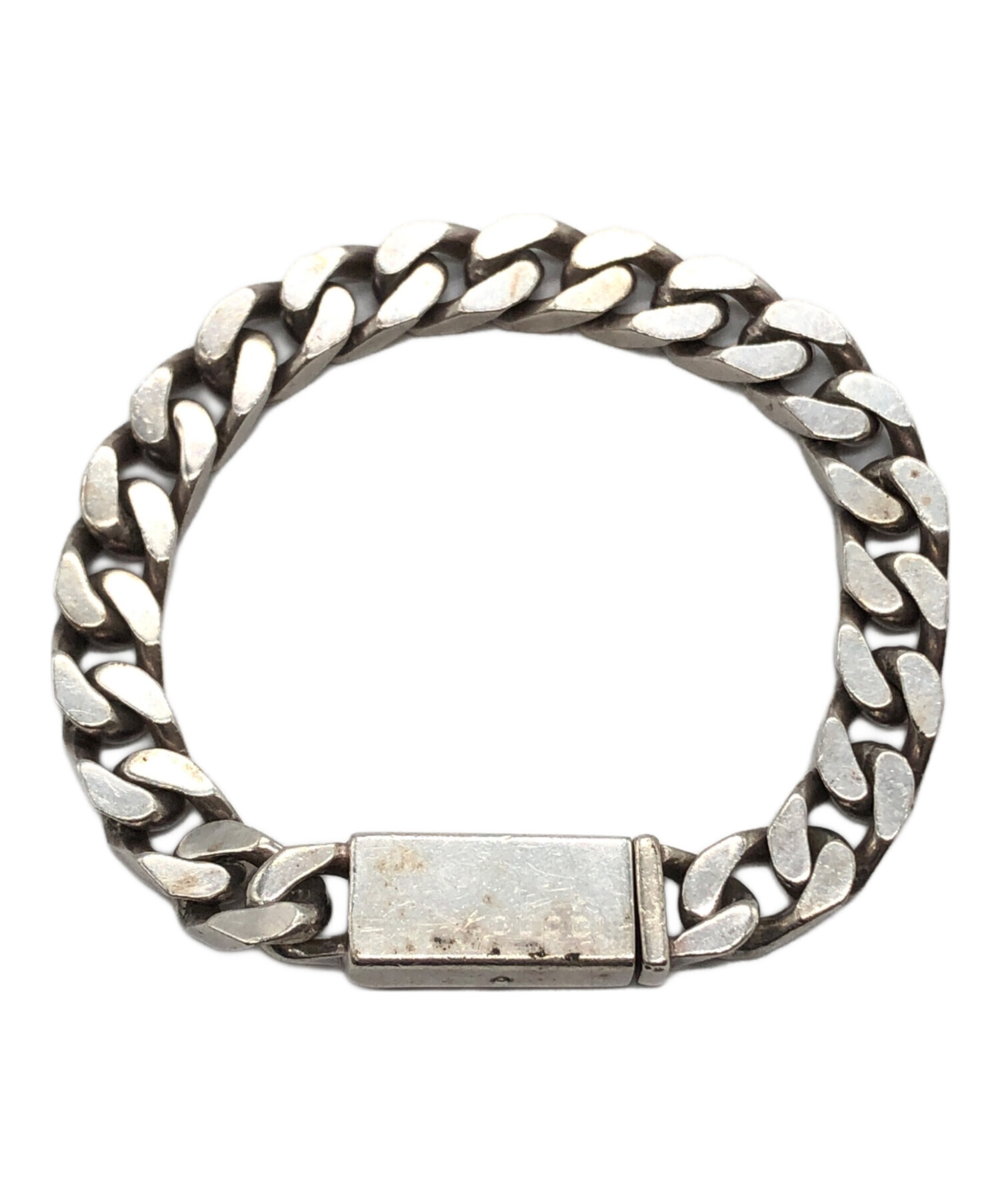 中古・古着通販】GUCCI (グッチ) 喜平チェーンブレスレット シルバー
