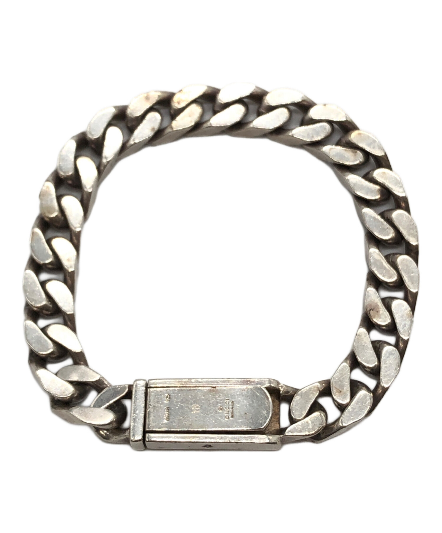 中古・古着通販】GUCCI (グッチ) 喜平チェーンブレスレット シルバー