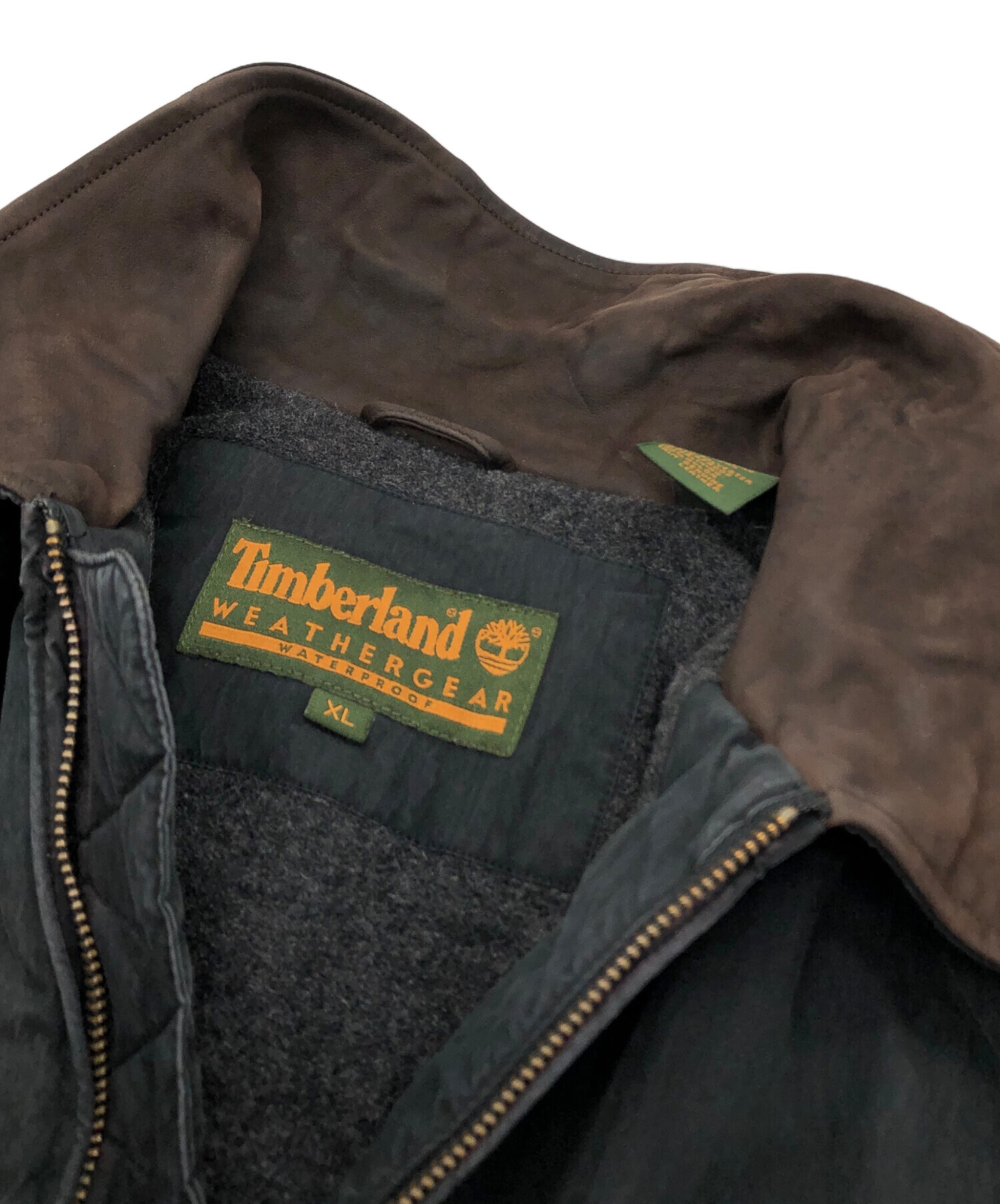 中古・古着通販】Timberland (ティンバーランド) 襟レザーハンティング