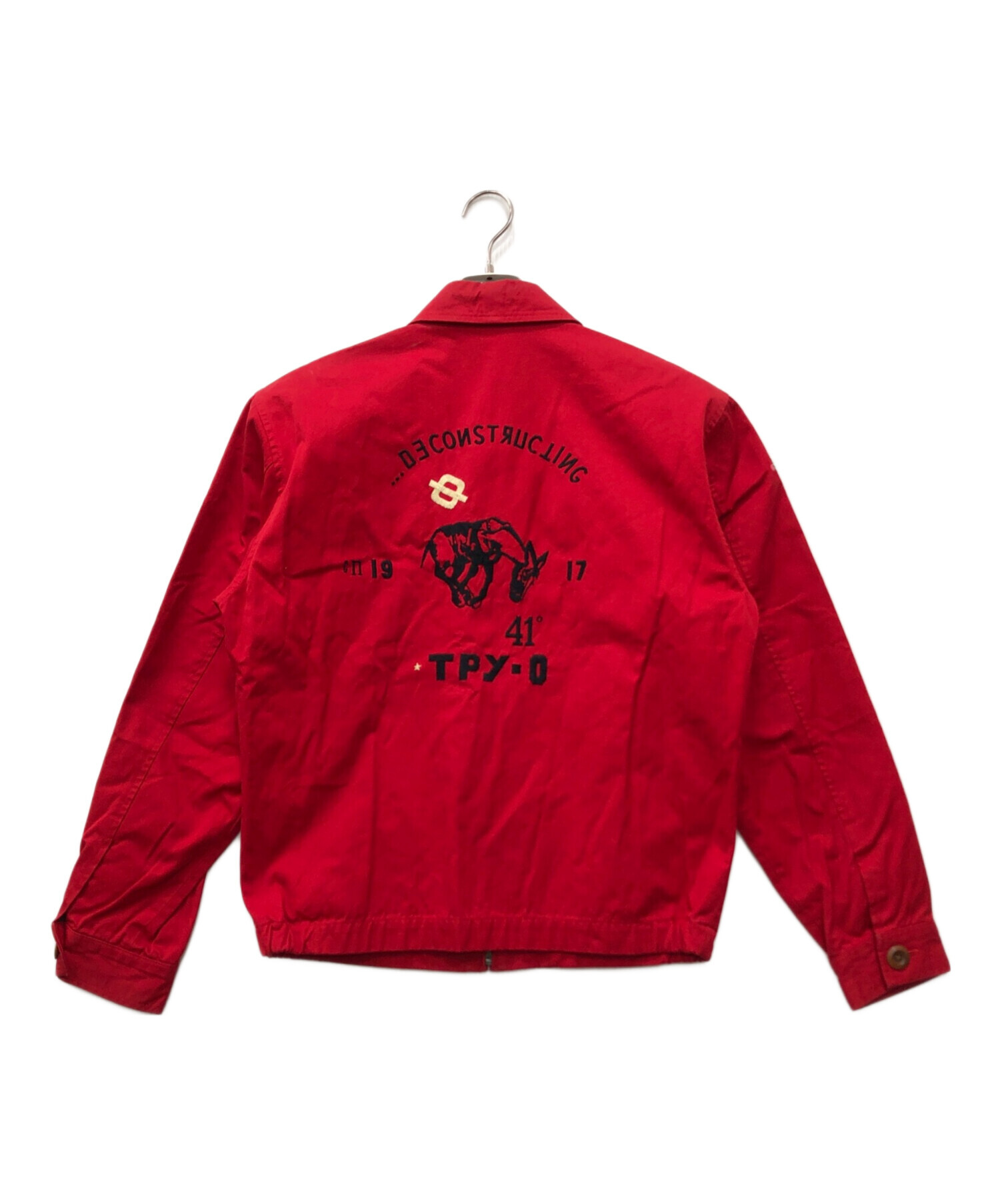 中古・古着通販】Paul Smith (ポールスミス) 刺繍ブルゾン レッド