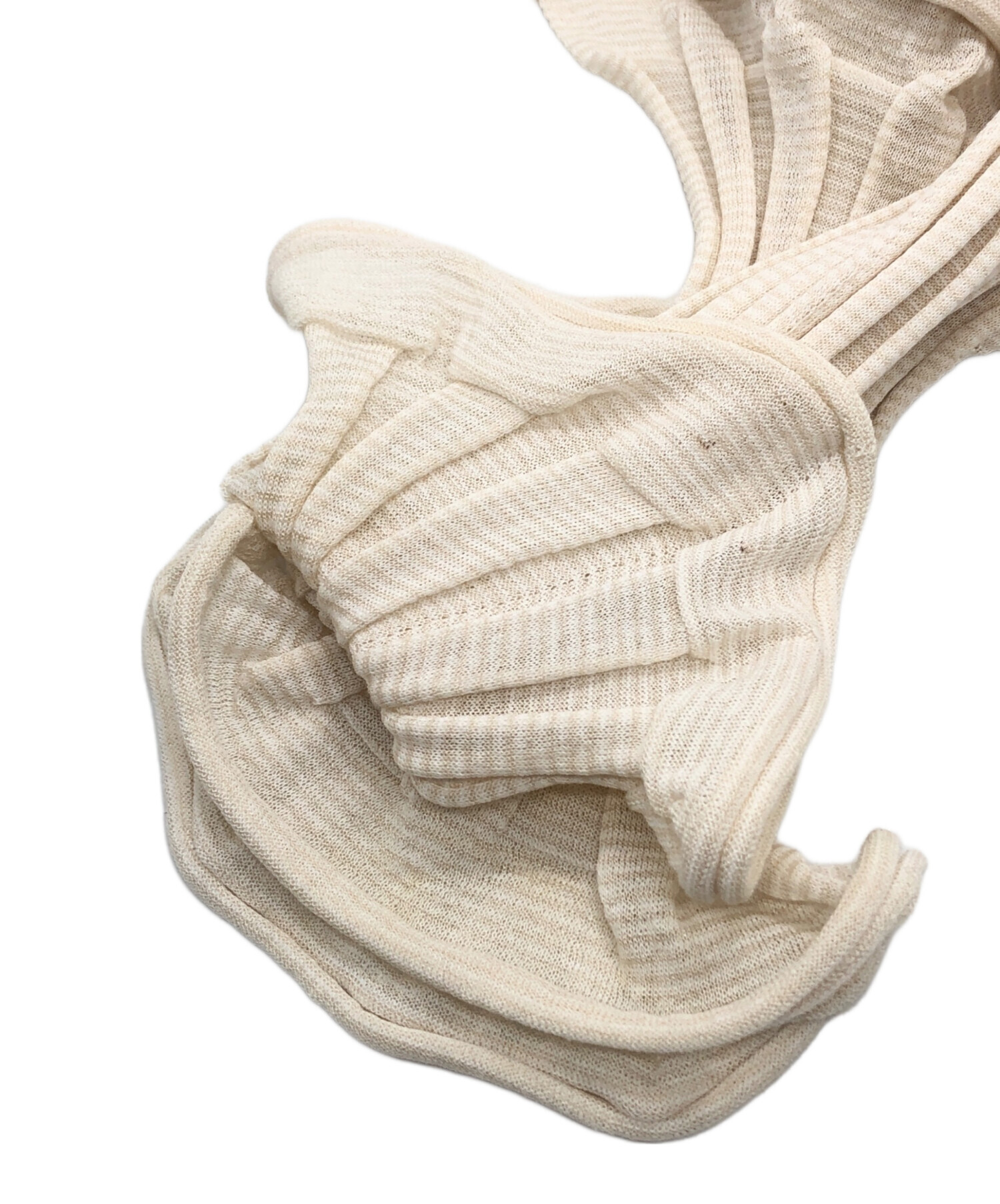 中古・古着通販】ISSEY MIYAKE (イッセイミヤケ) 変形ニット ベージュ