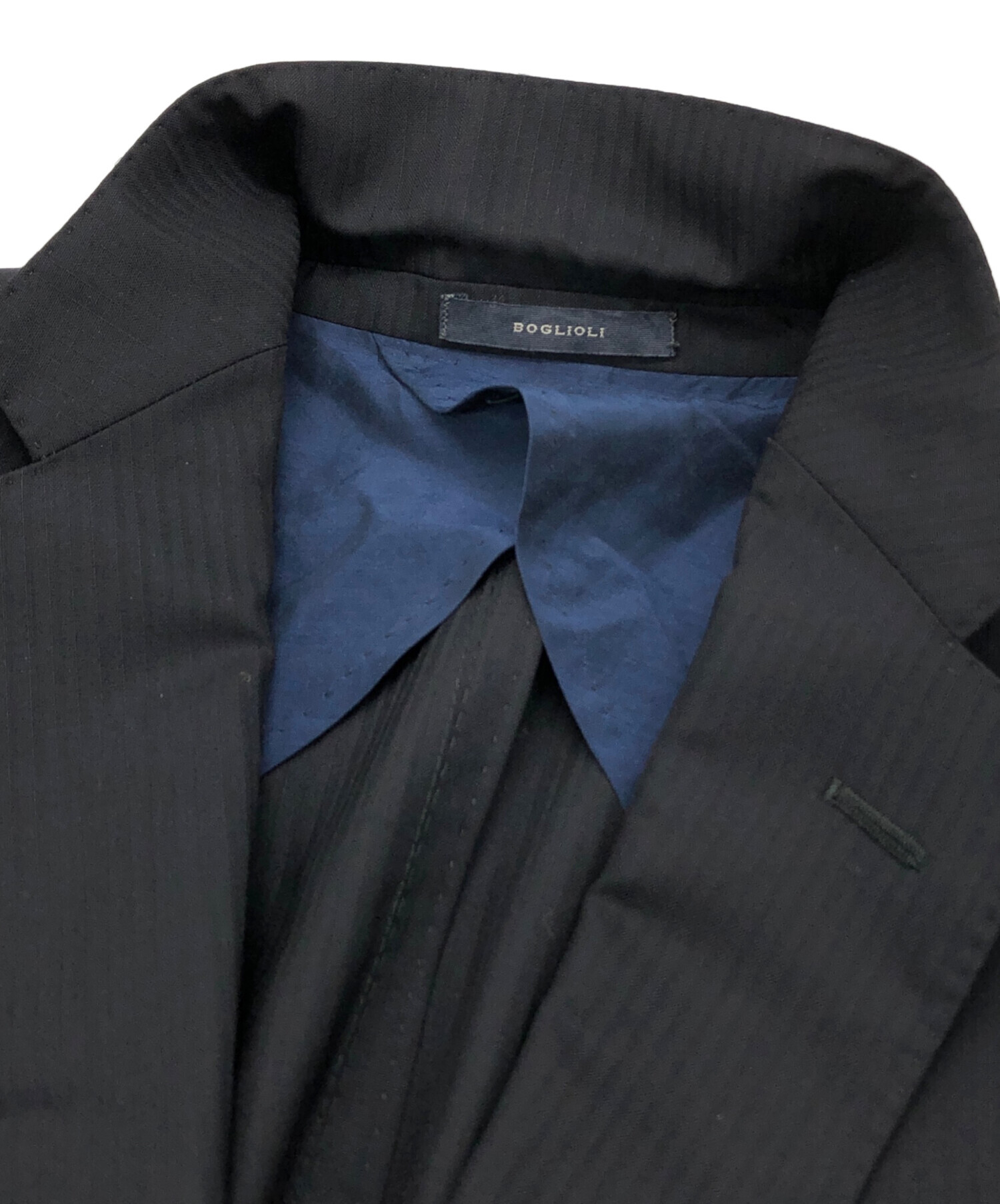 中古・古着通販】BOGLIOLI (ボリオリ) セットアップスーツ ブラック