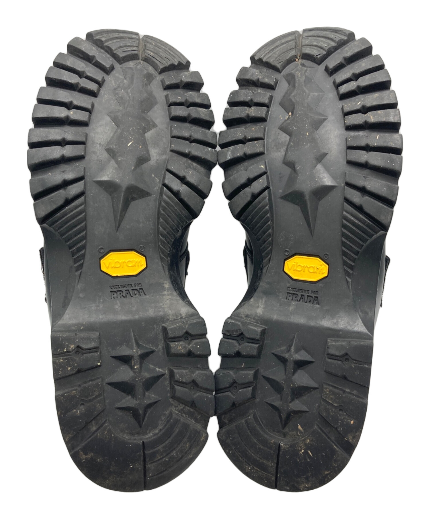 中古・古着通販】PRADA (プラダ) ベルクロシューズ ブラック サイズ:37