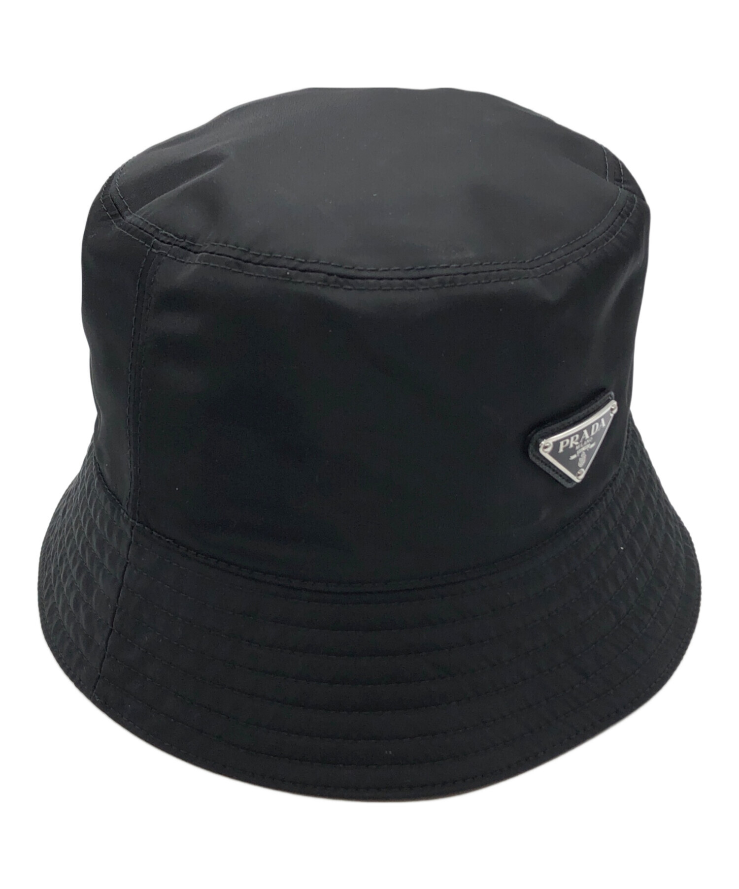 中古・古着通販】PRADA (プラダ) ReNylon 三角ロゴ バケットハット