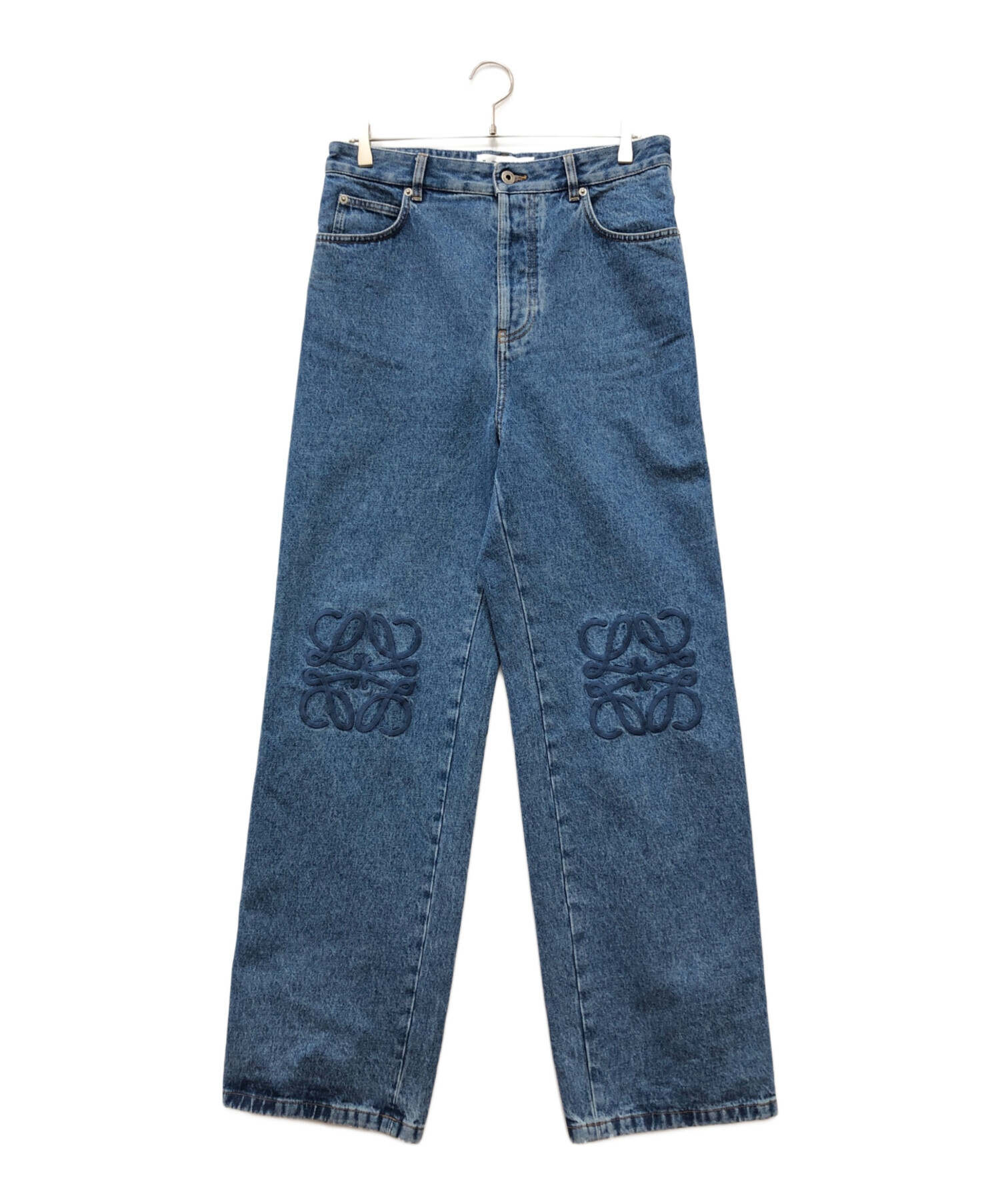 中古・古着通販】LOEWE (ロエベ) アナグラム バギー ジーンズ ブルー