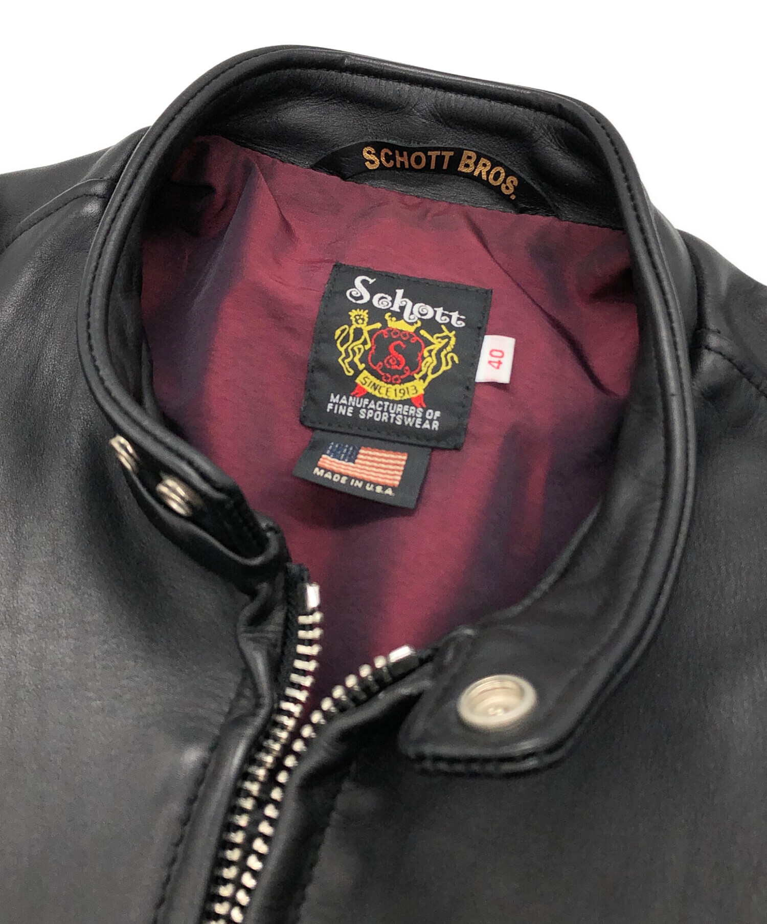 Schott(ショット) SCHOTT BROS ジャケット40サイズ MADE IN USA STYLE 