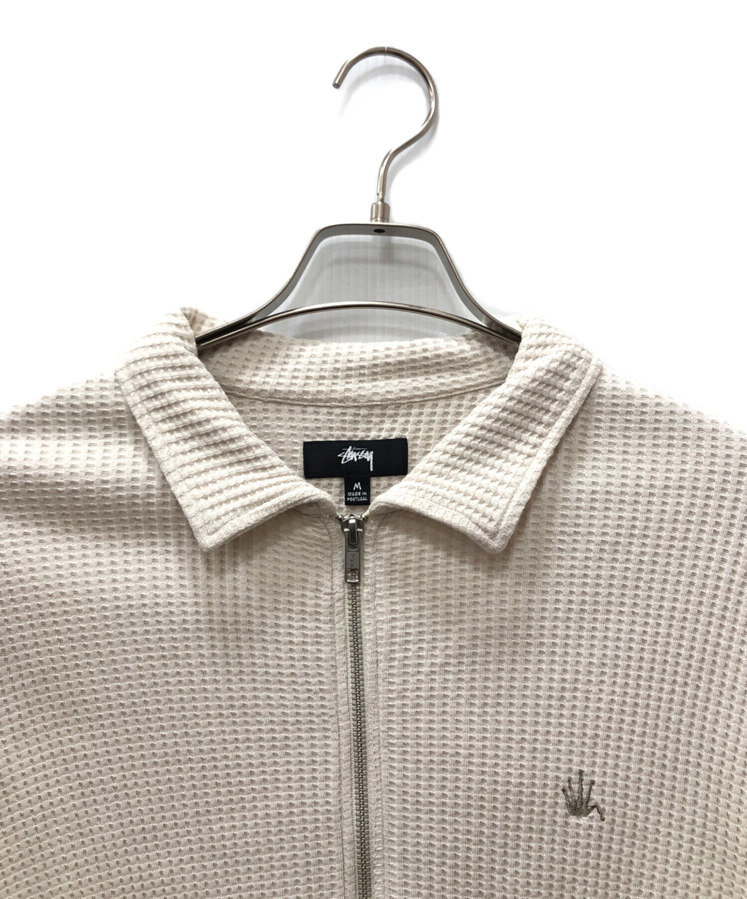 中古・古着通販】stussy (ステューシー) BIG THERMAL ZIP SHIRT